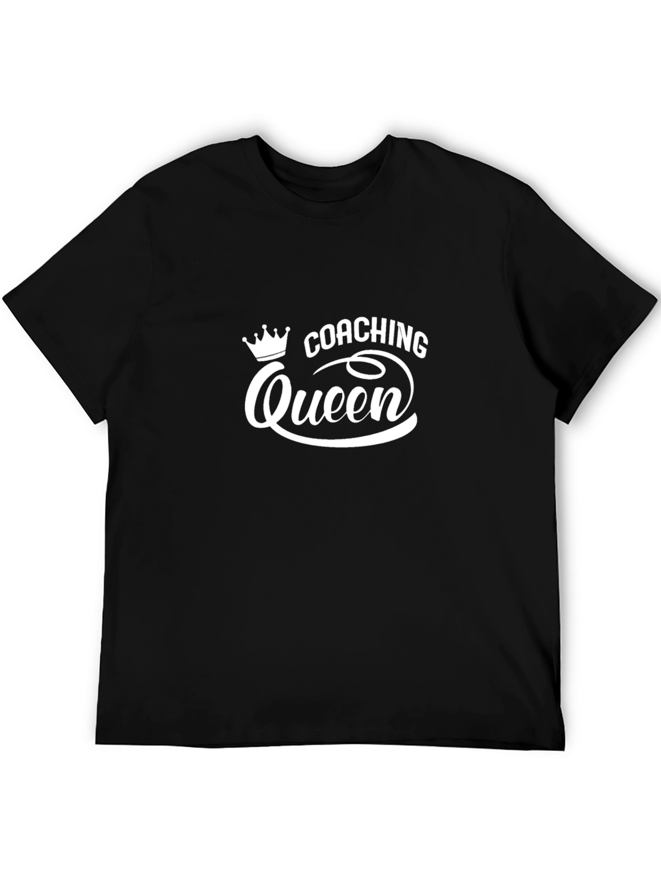 Coaching Queen Graphic Tee - Black T-Shirt