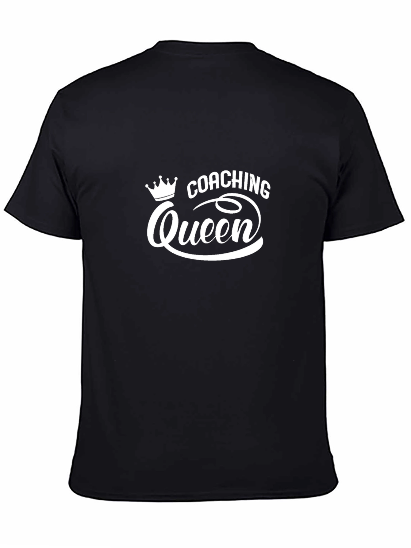 Coaching Queen Graphic Tee - Black T-Shirt