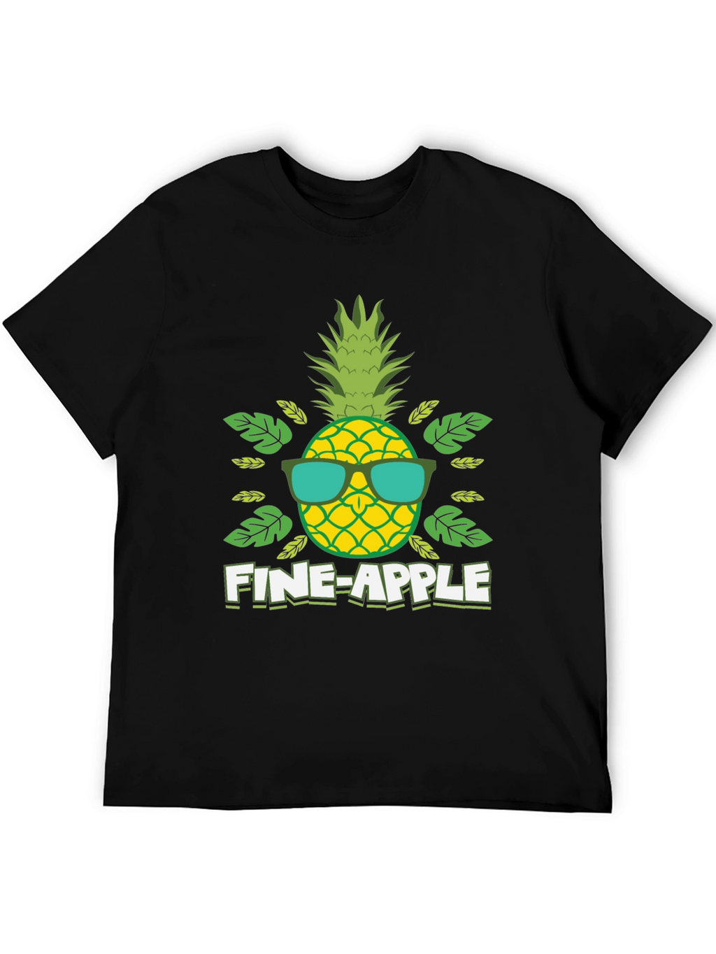 Fine-Apple Graphic Tee - Cool Pineapple Shirt