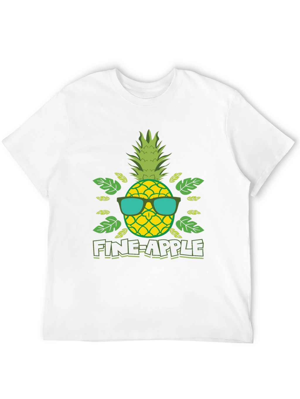 Fine-Apple Graphic Tee - Cool Pineapple Shirt