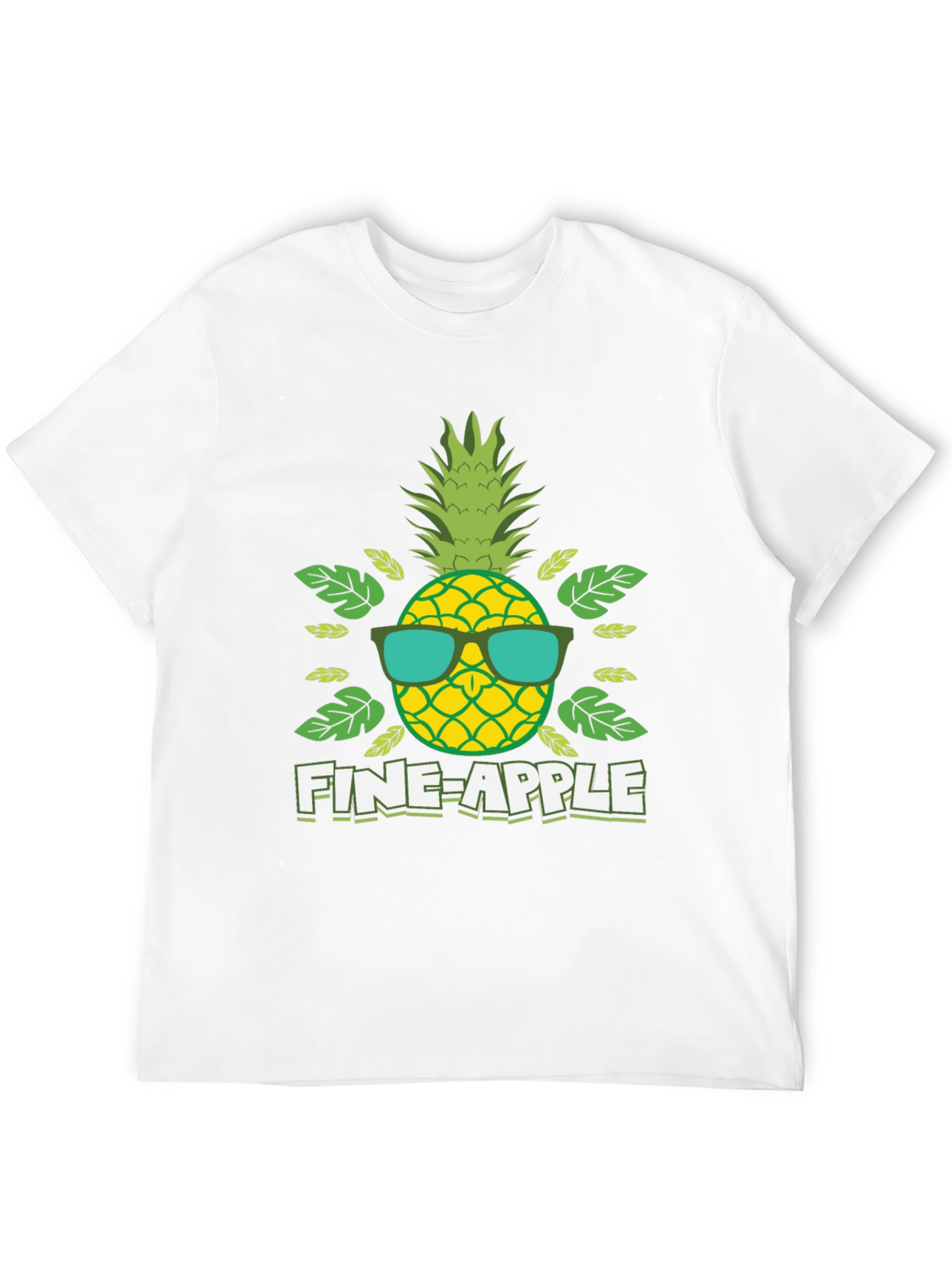 Fine-Apple Graphic Tee - Cool Pineapple Shirt