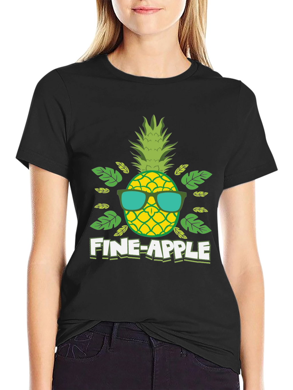 Fine-Apple Graphic Tee - Cool Pineapple Shirt