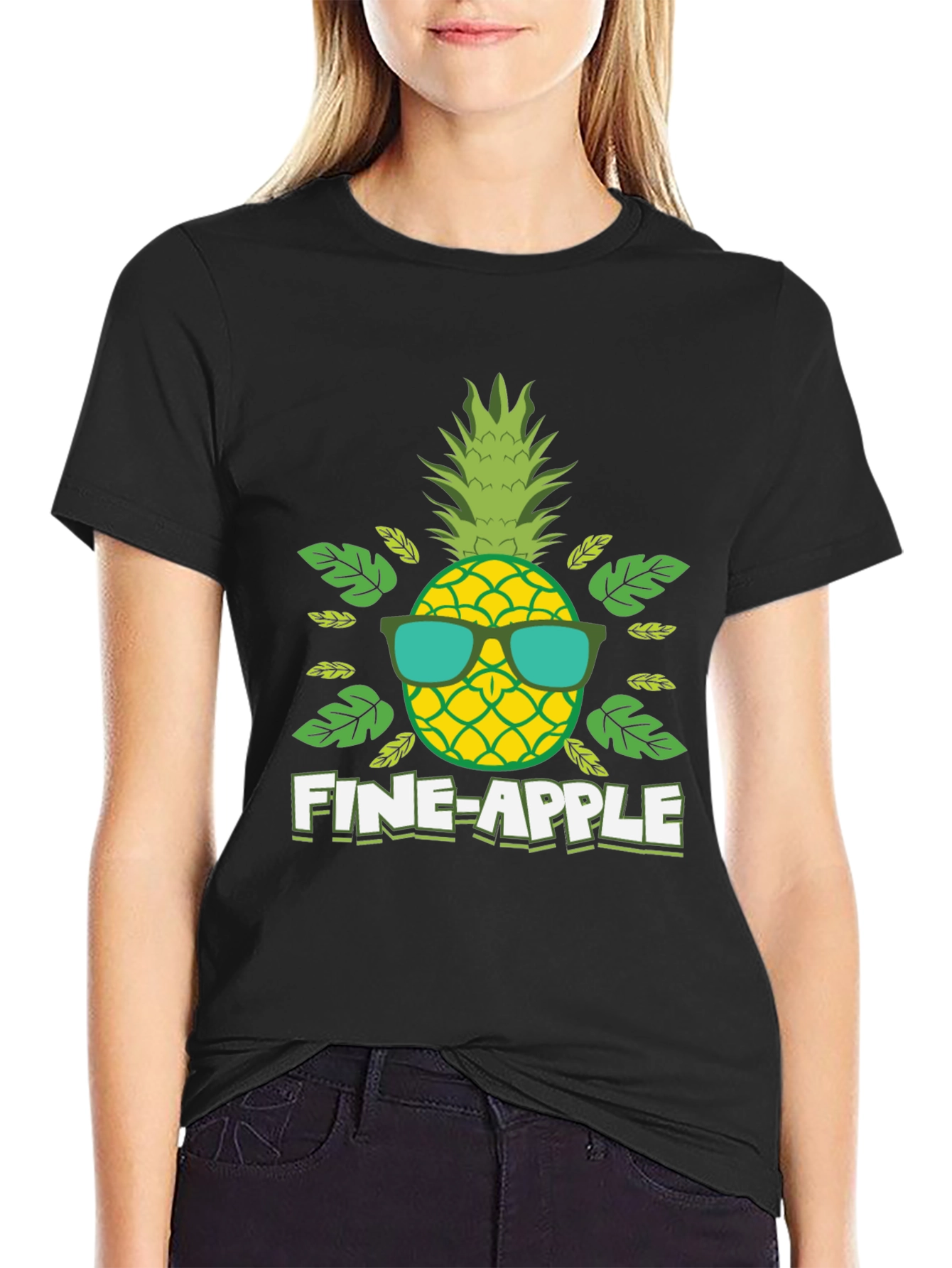 Fine-Apple Graphic Tee - Cool Pineapple Shirt