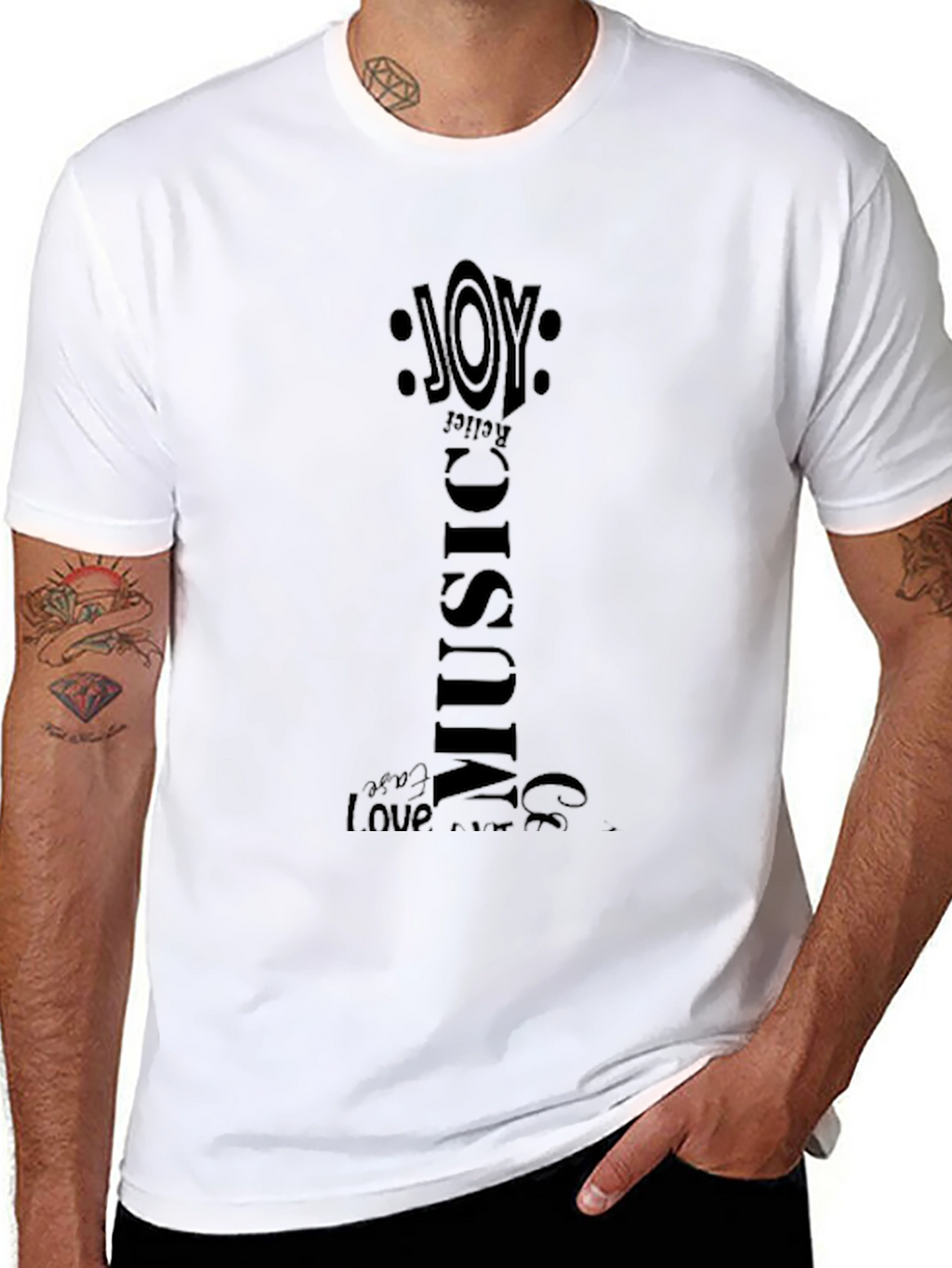 Music Lover T-Shirt - Joy Relief Love