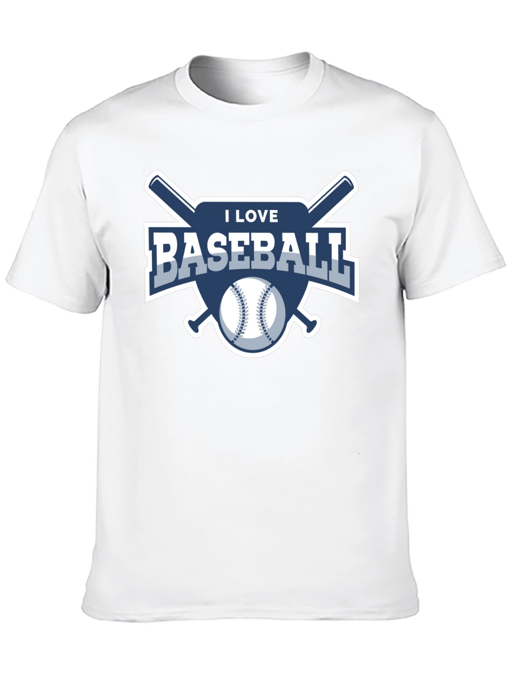 I Love Baseball T-Shirt - Sports Fan Tee