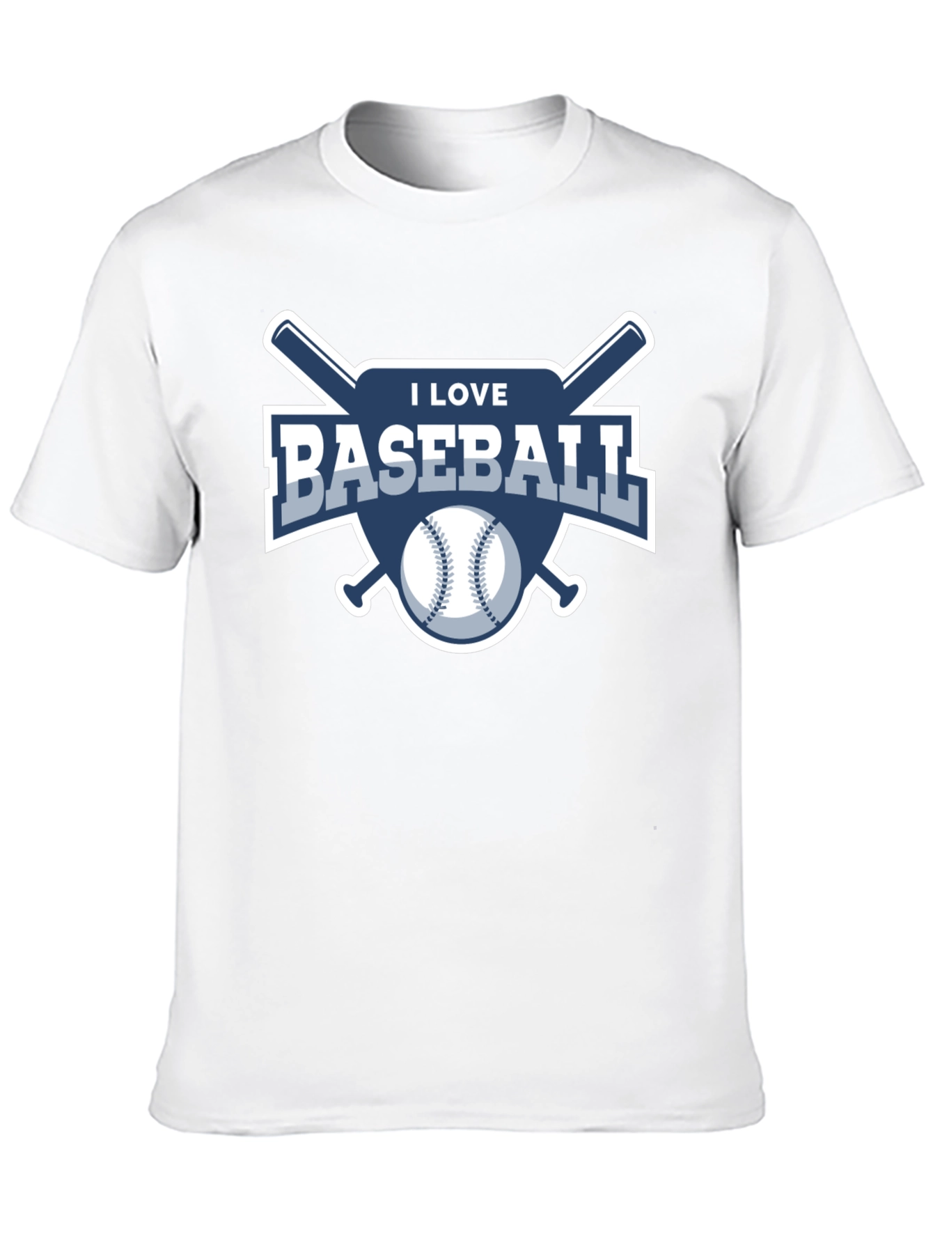 I Love Baseball T-Shirt - Sports Fan Tee