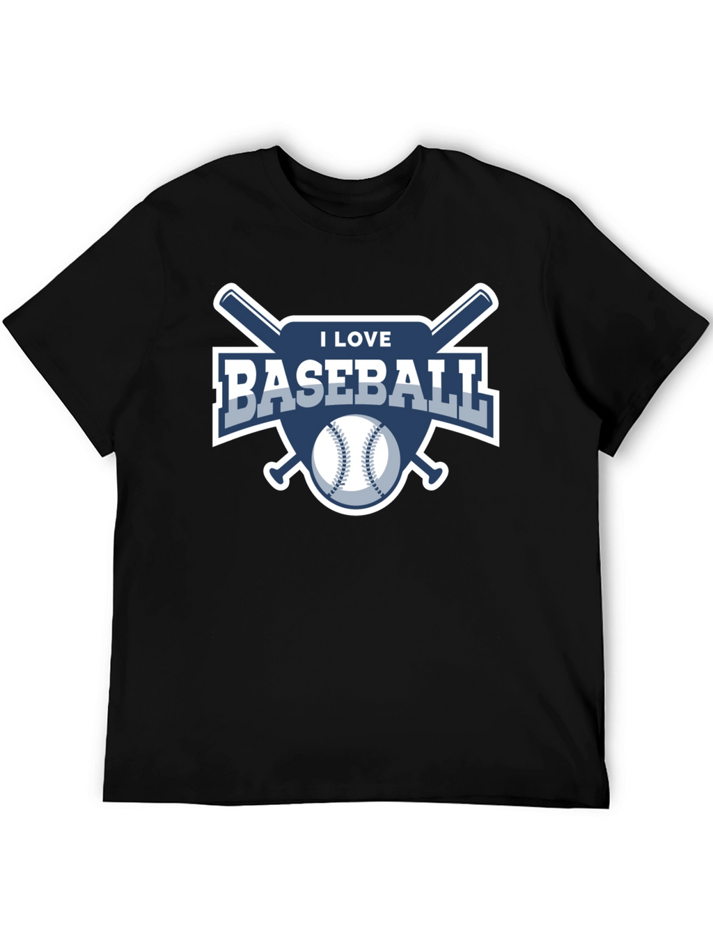 I Love Baseball T-Shirt - Sports Fan Tee