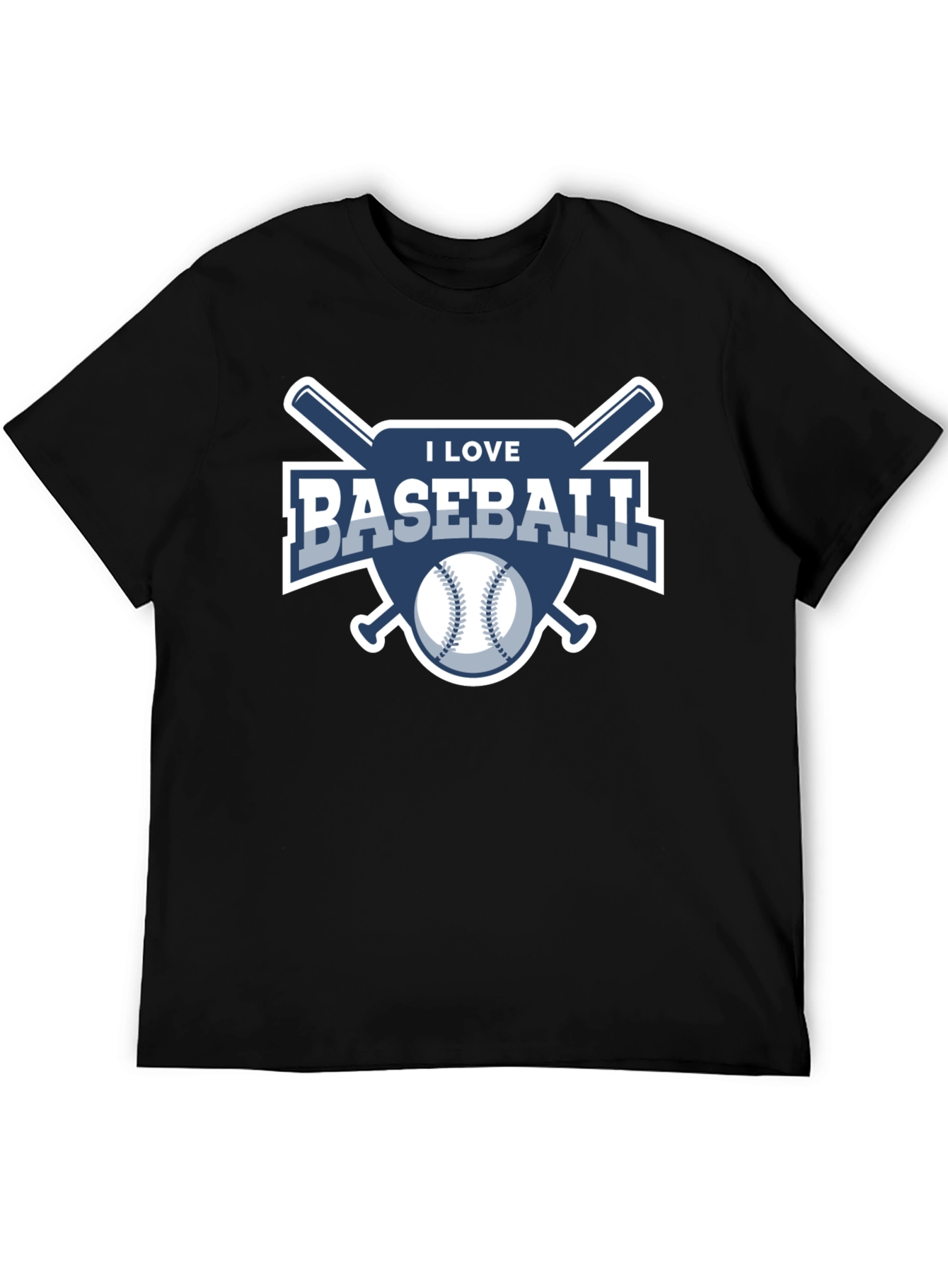 I Love Baseball T-Shirt - Sports Fan Tee