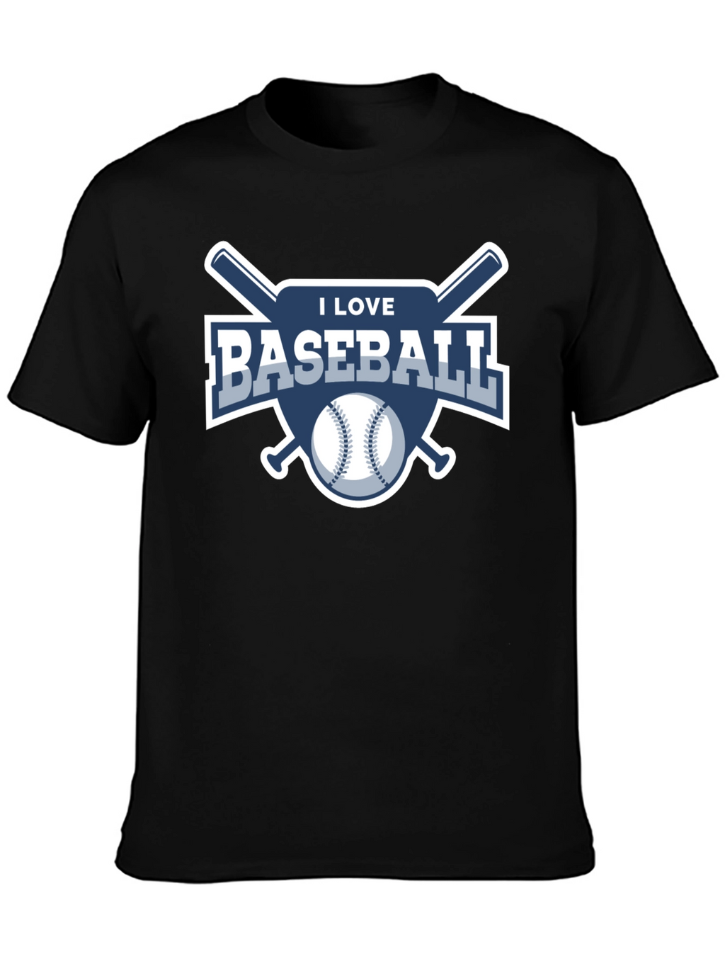I Love Baseball T-Shirt - Sports Fan Tee