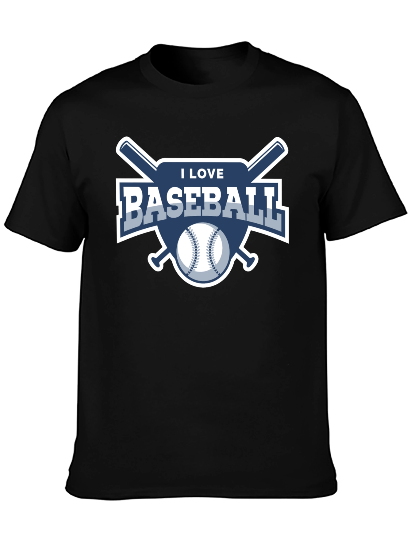 I Love Baseball T-Shirt - Sports Fan Tee