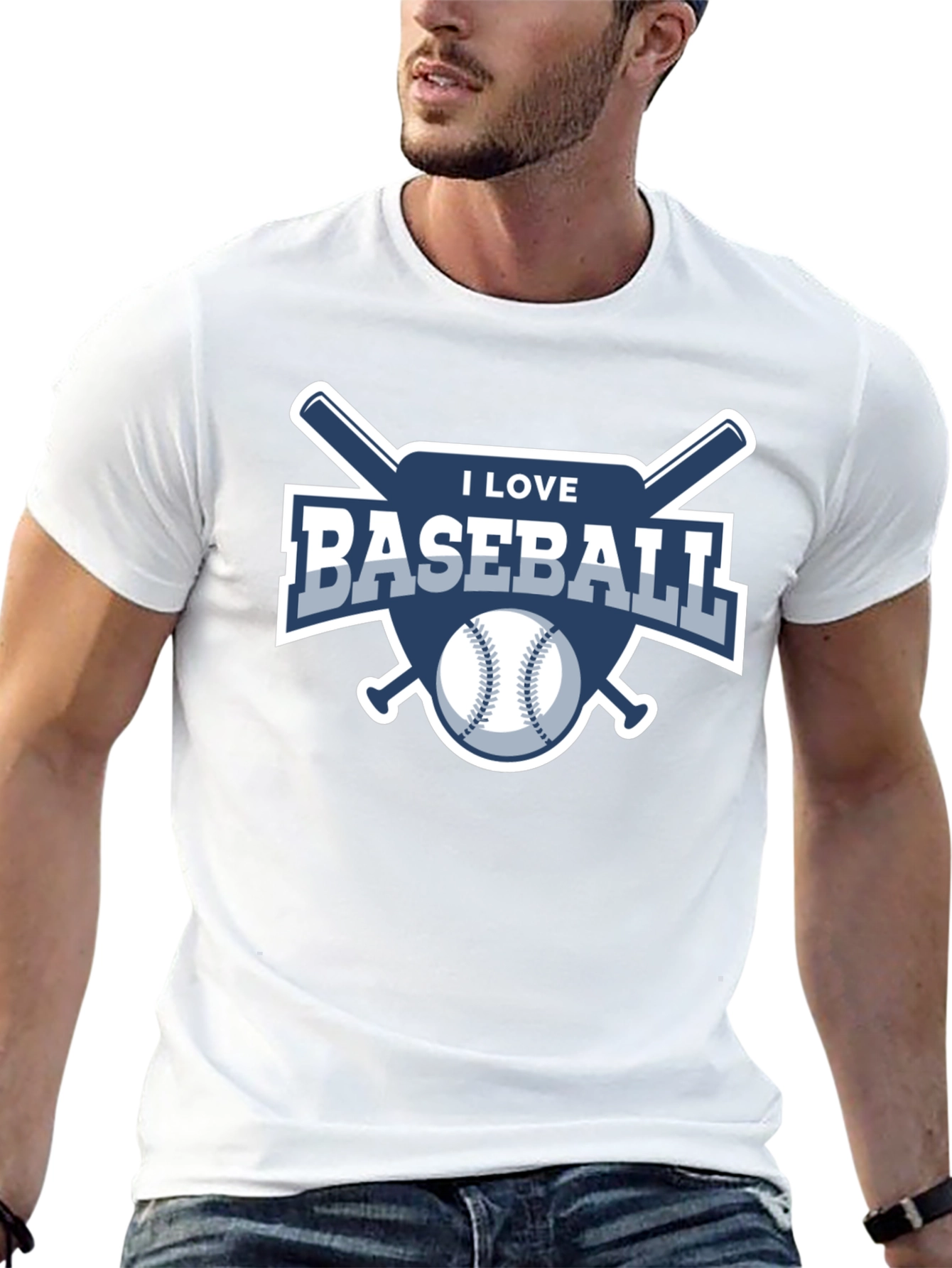 I Love Baseball T-Shirt - Sports Fan Tee