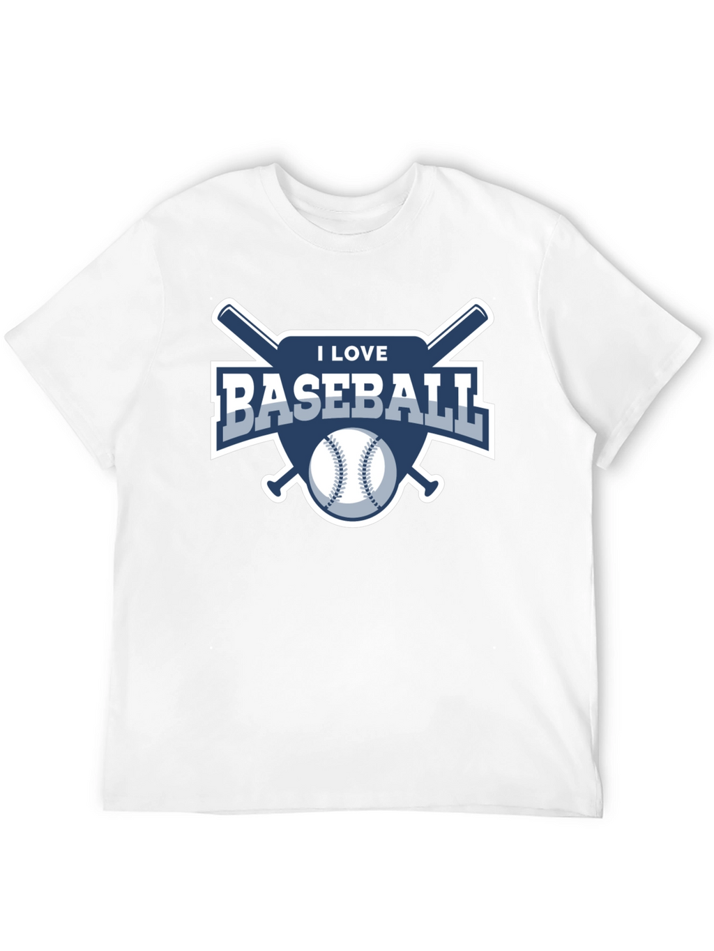 I Love Baseball T-Shirt - Sports Fan Tee