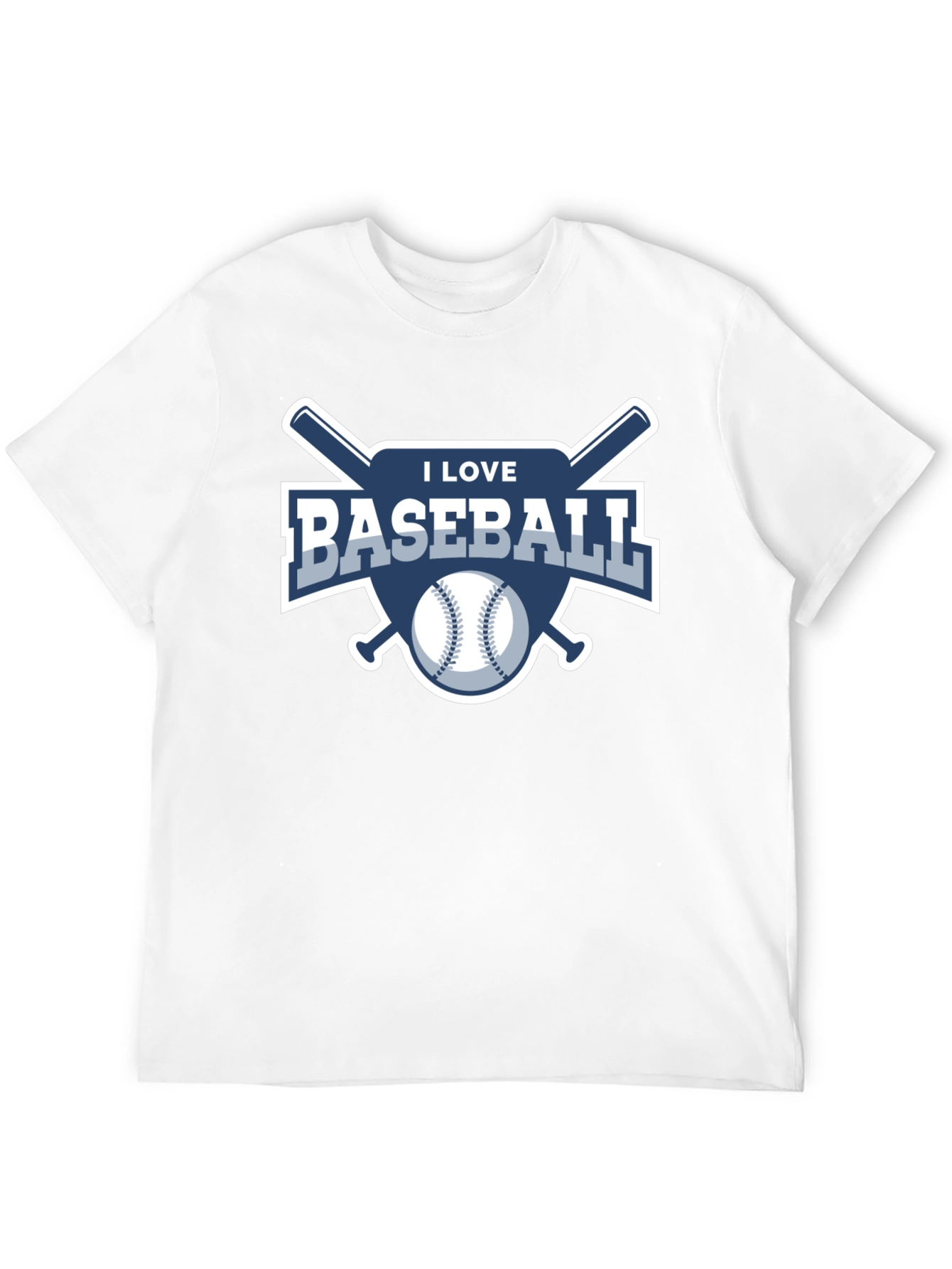 I Love Baseball T-Shirt - Sports Fan Tee