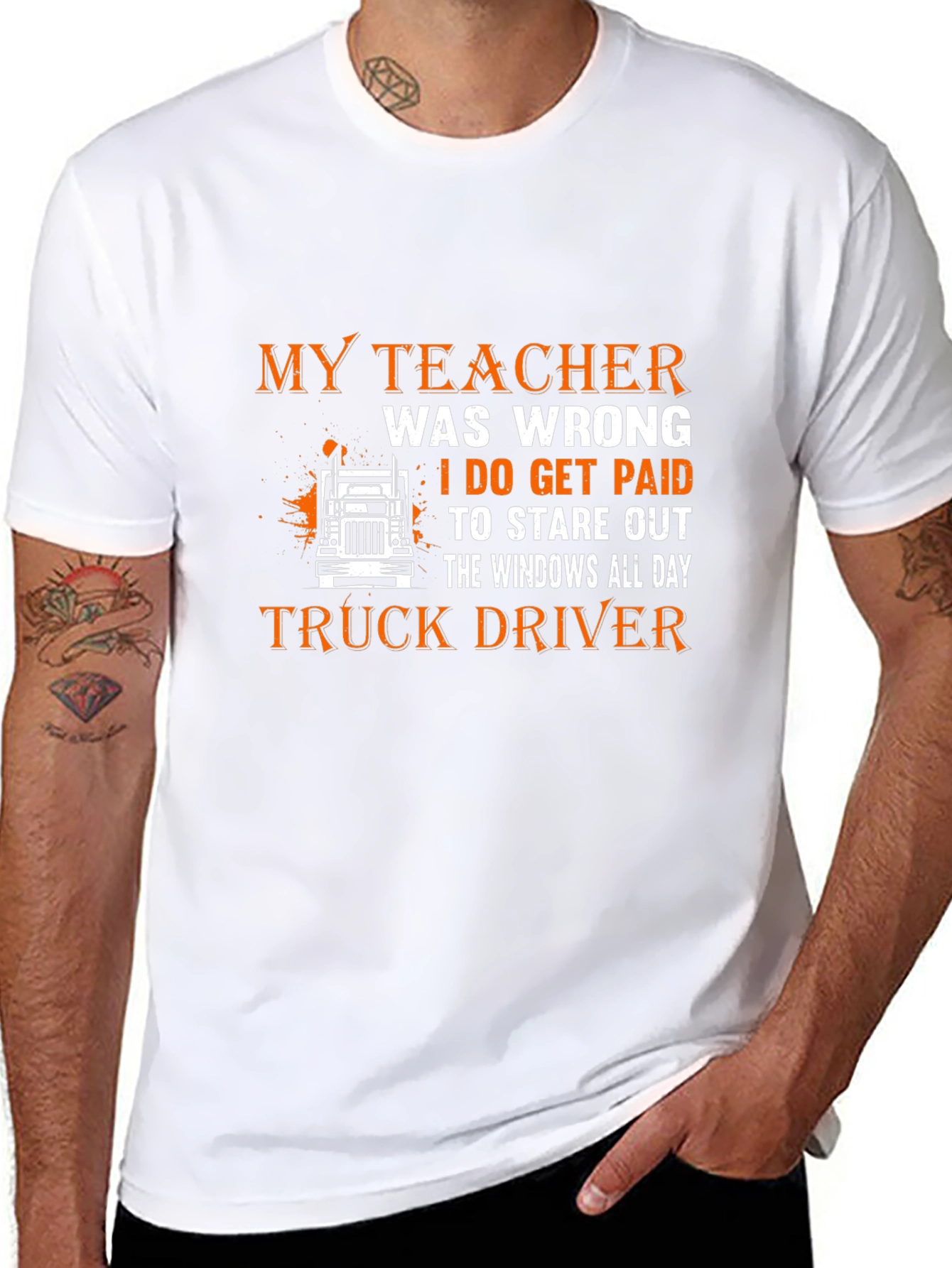 Truck Driver T-Shirt - Stare Out the Windows