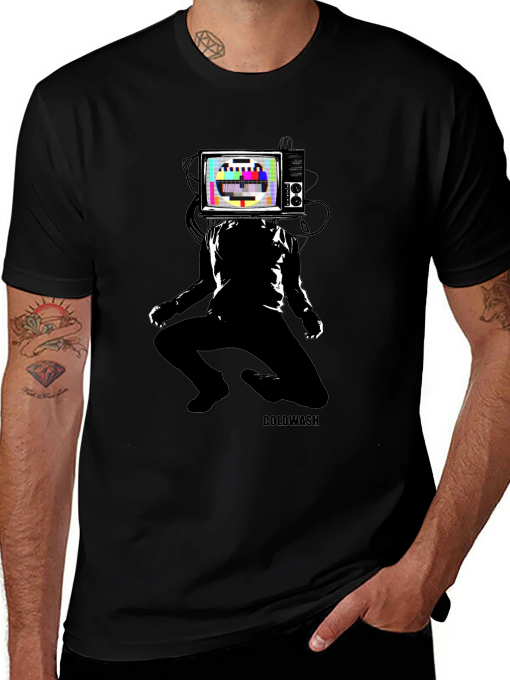 TV Head T-Shirt - Coldwash