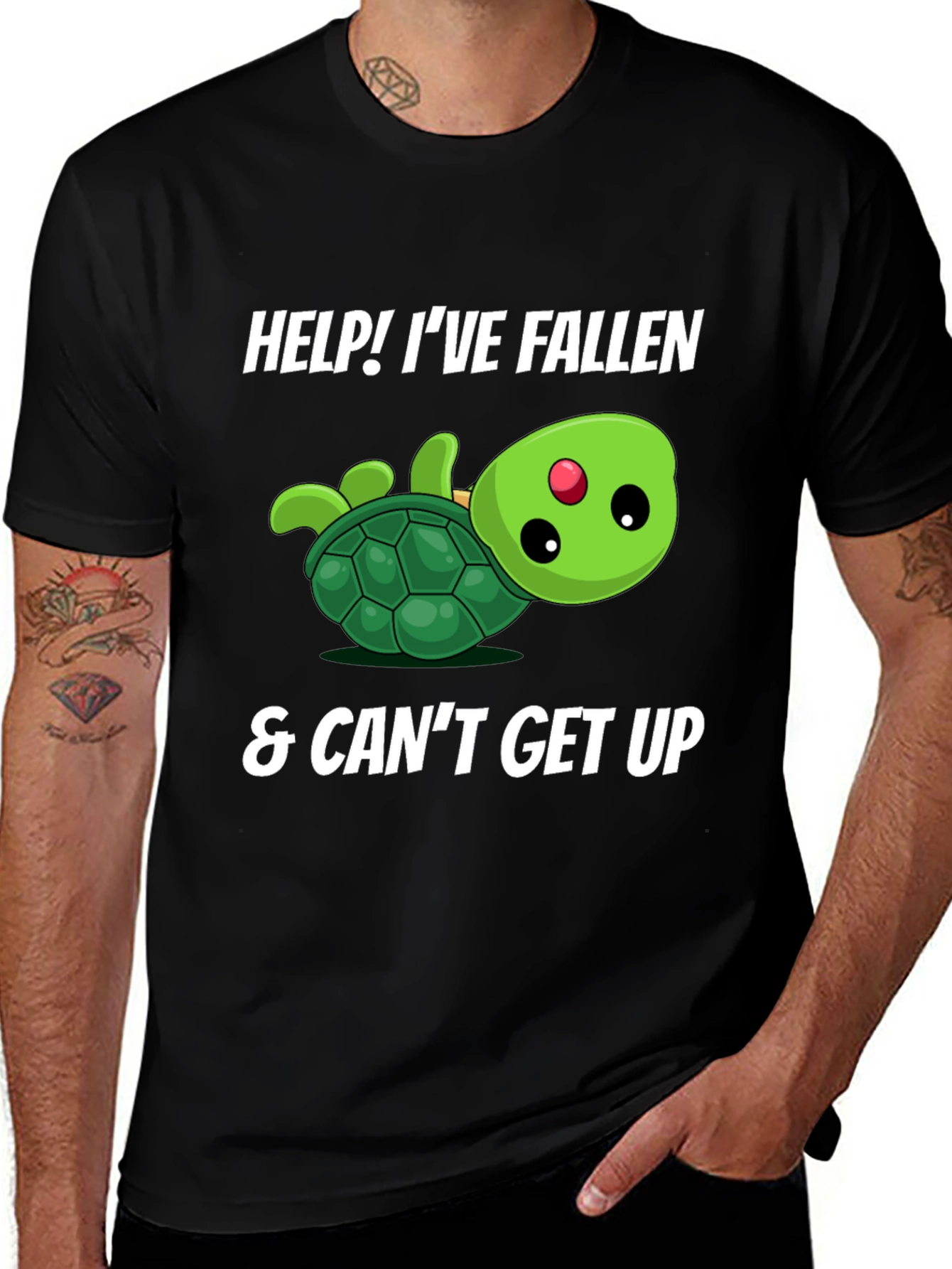 Help Turtle T-Shirt - Ive Fallen & Cant Get Up