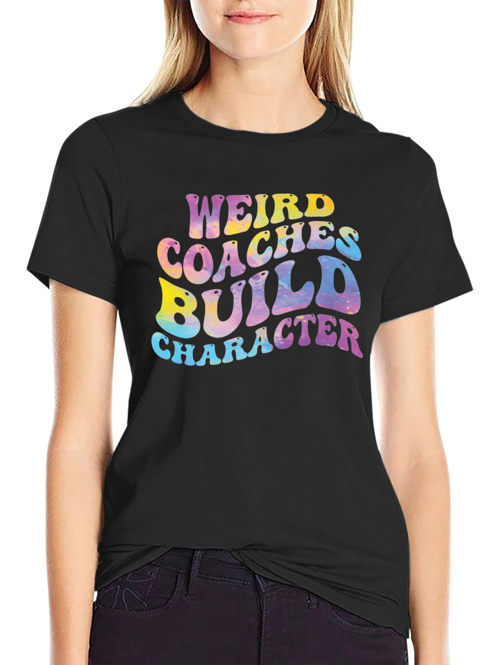 Weird Coaches Build Character Graphic Tee