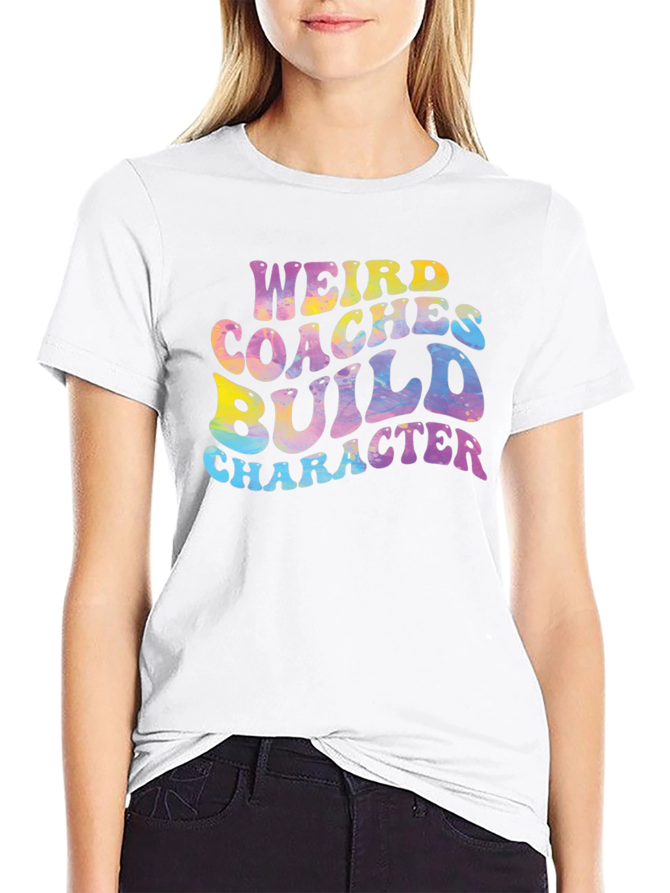 Weird Coaches Build Character Graphic Tee