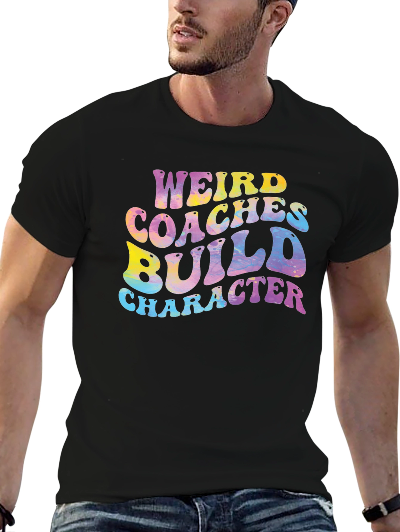 Weird Coaches Build Character Graphic Tee