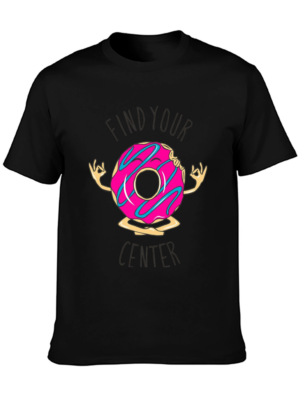 Zen Donut T-Shirt: Find Your Center in Comfort!
