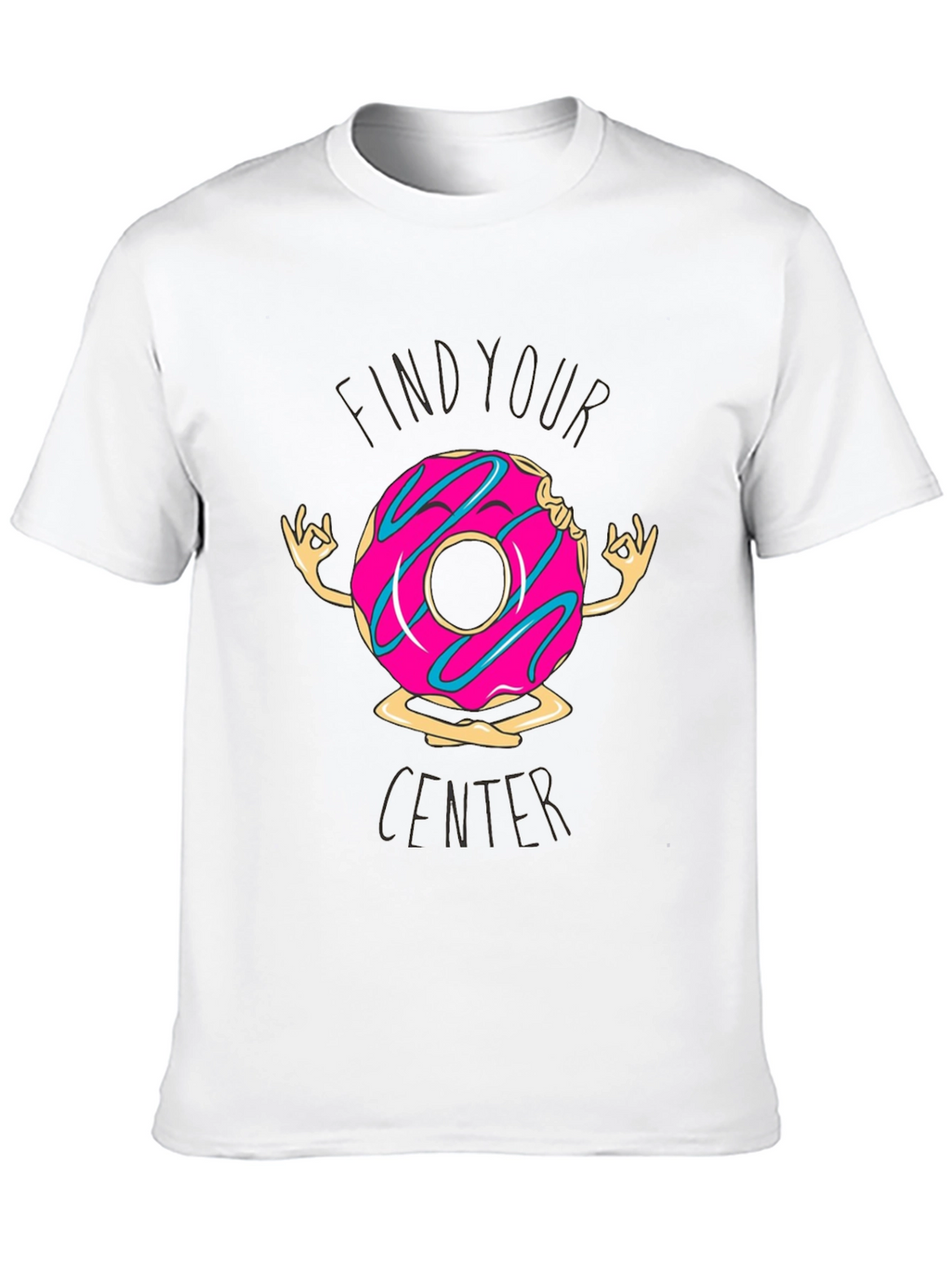 Zen Donut T-Shirt: Find Your Center in Comfort!