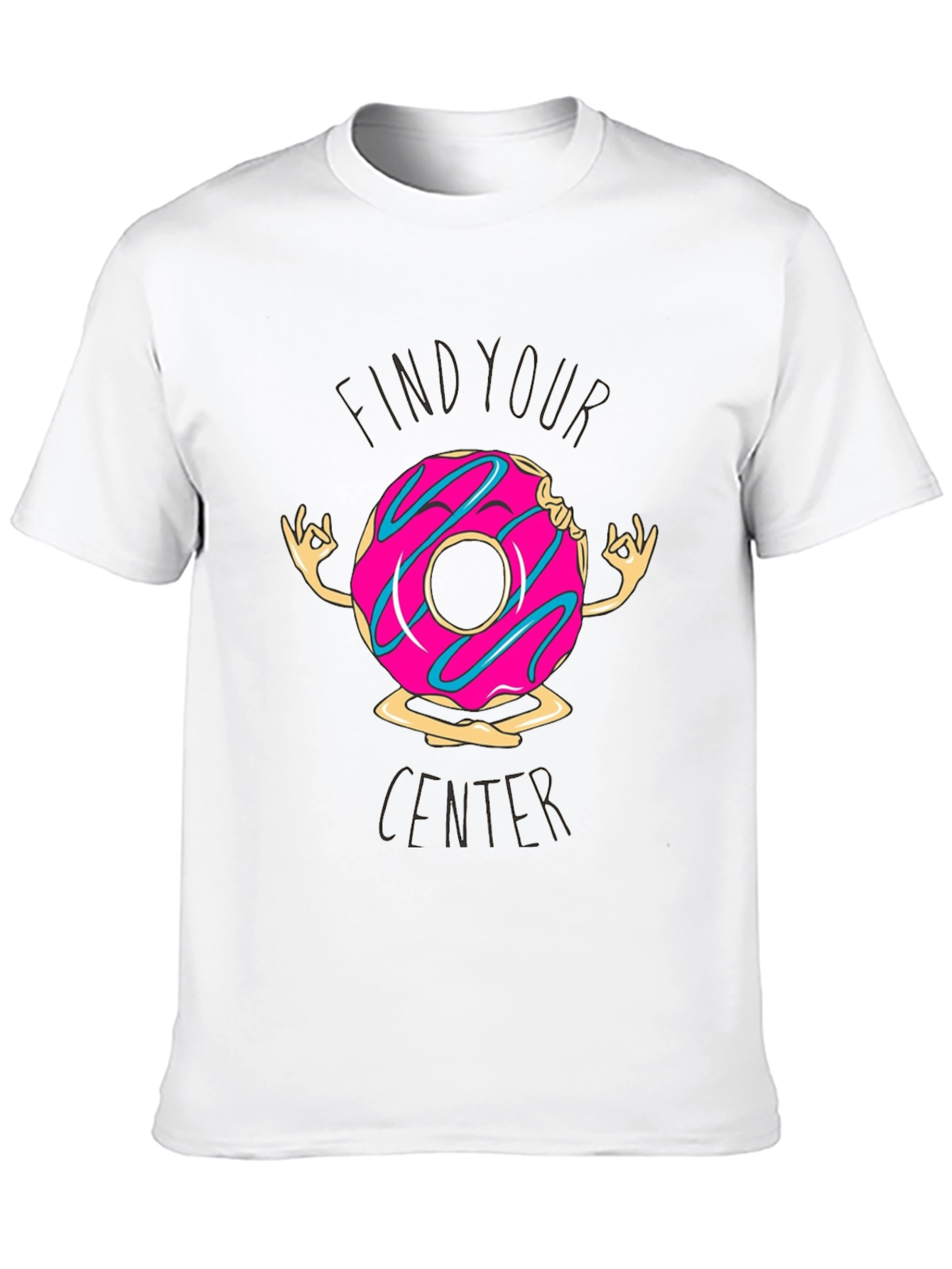 Zen Donut T-Shirt: Find Your Center in Comfort!