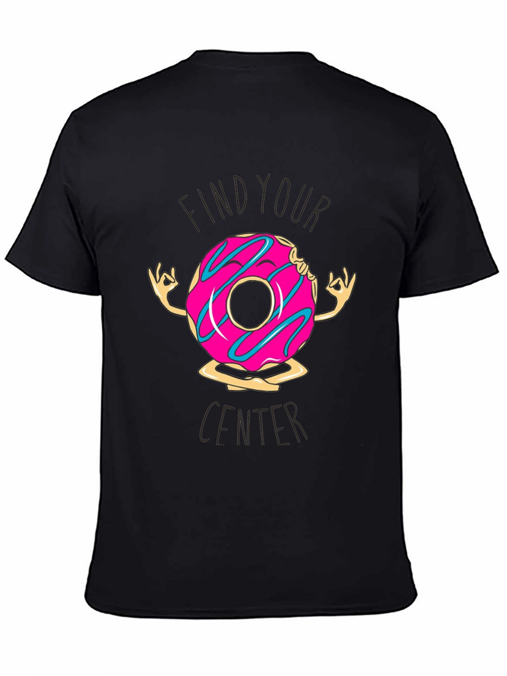 Zen Donut T-Shirt: Find Your Center in Comfort!