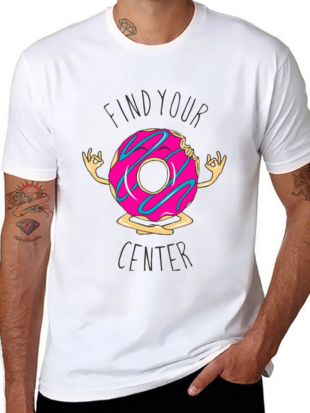 Zen Donut T-Shirt: Find Your Center in Comfort!