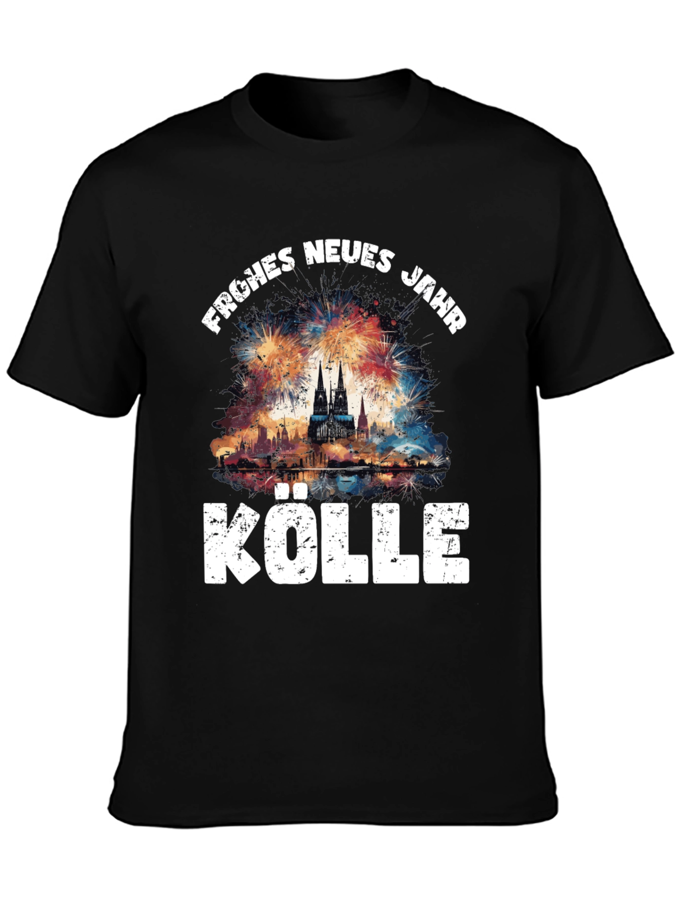 Frohes Neues Jahr Kölle T-Shirt - Cologne Germany New Year