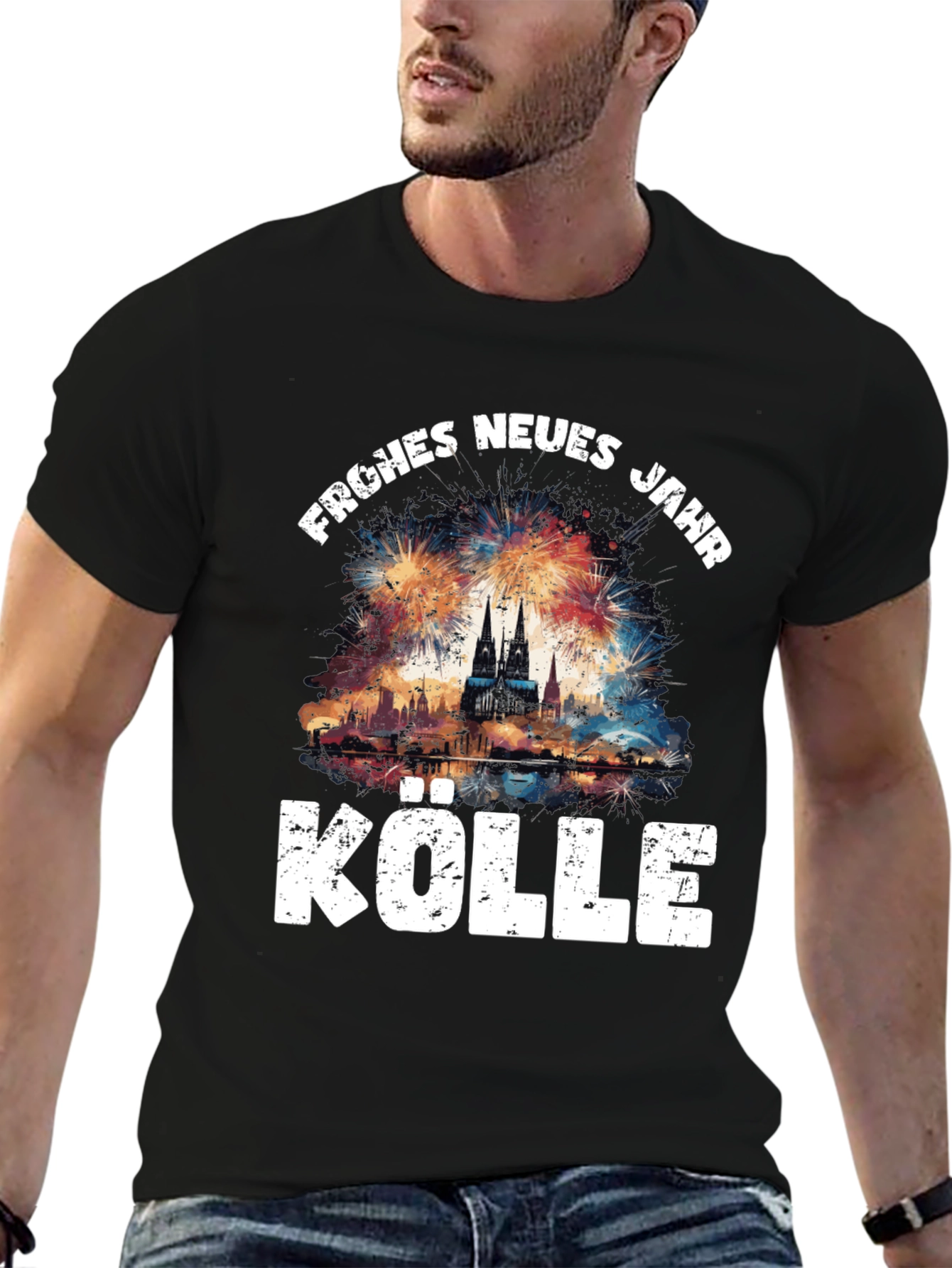 Frohes Neues Jahr Kölle T-Shirt - Cologne Germany New Year