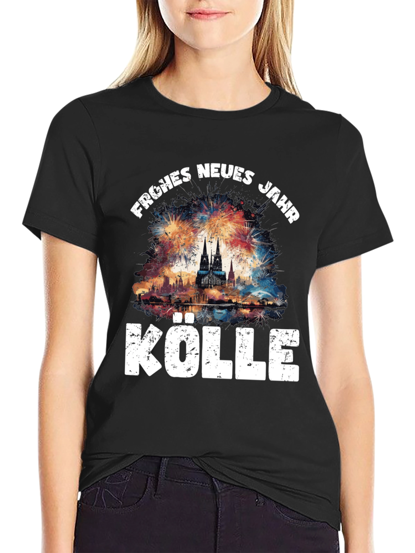 Frohes Neues Jahr Kölle T-Shirt - Cologne Germany New Year