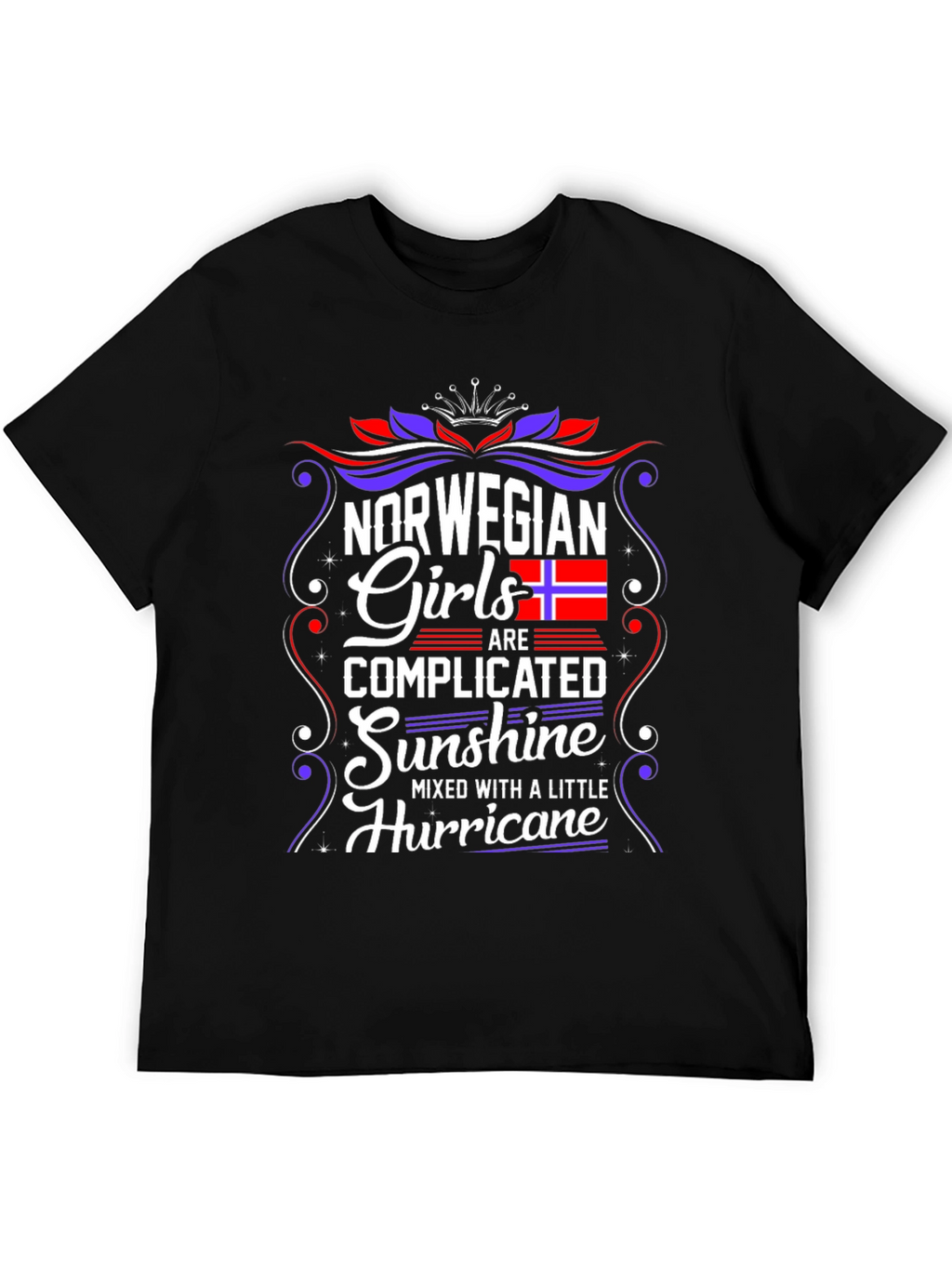 Norwegian Girls T-Shirt - Complicated Sunshine Hurricane
