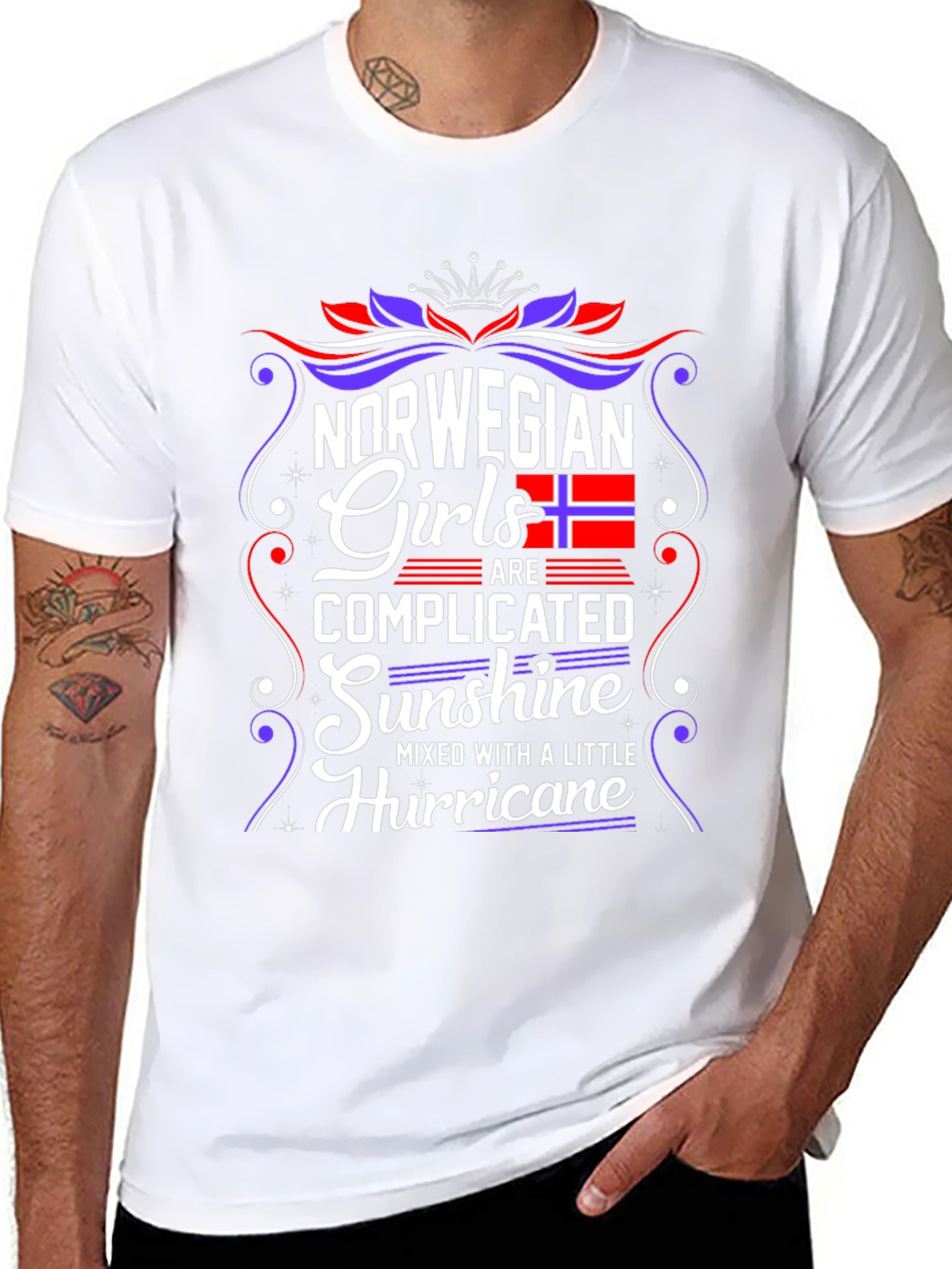 Norwegian Girls T-Shirt - Complicated Sunshine Hurricane