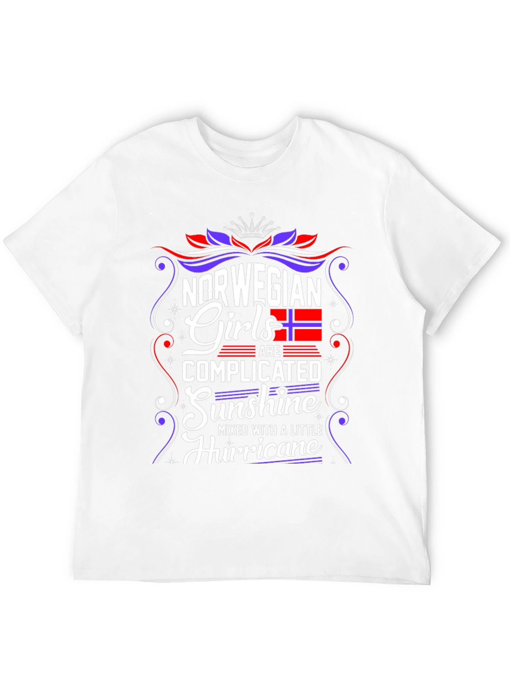 Norwegian Girls T-Shirt - Complicated Sunshine Hurricane