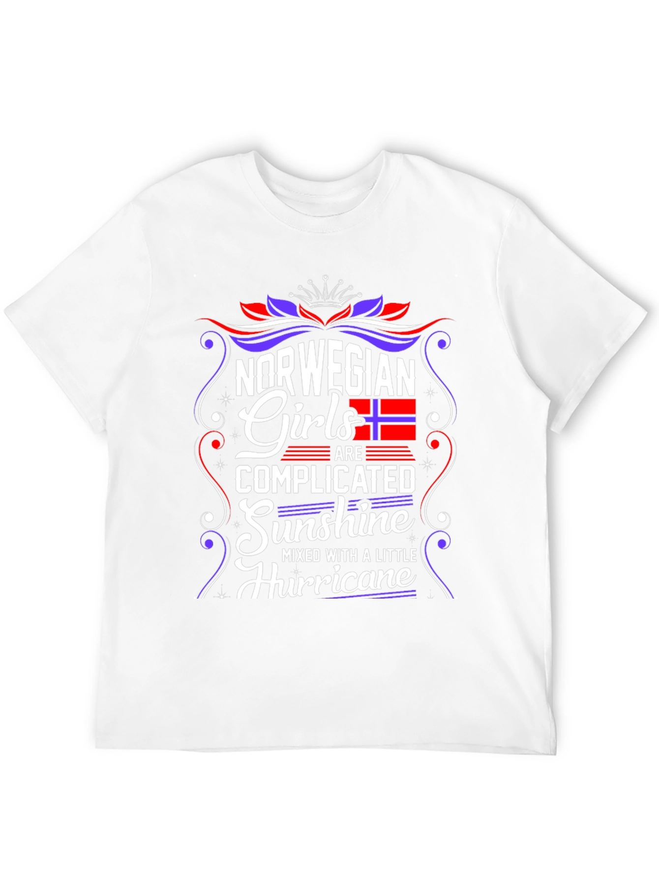 Norwegian Girls T-Shirt - Complicated Sunshine Hurricane