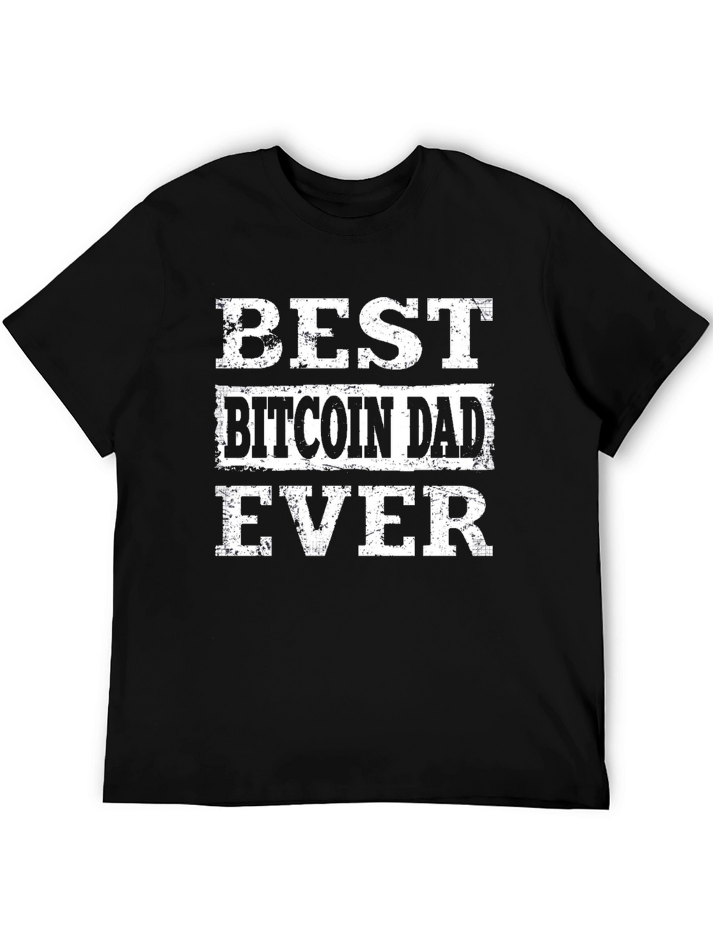 Best Bitcoin Dad Ever Black T-Shirt