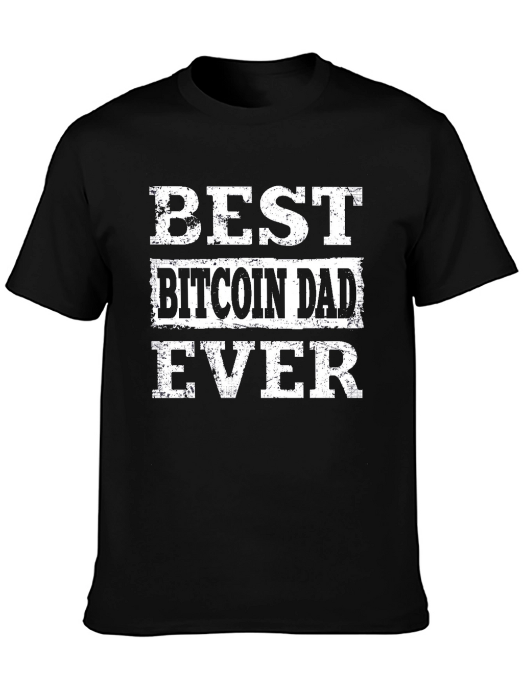Best Bitcoin Dad Ever Black T-Shirt