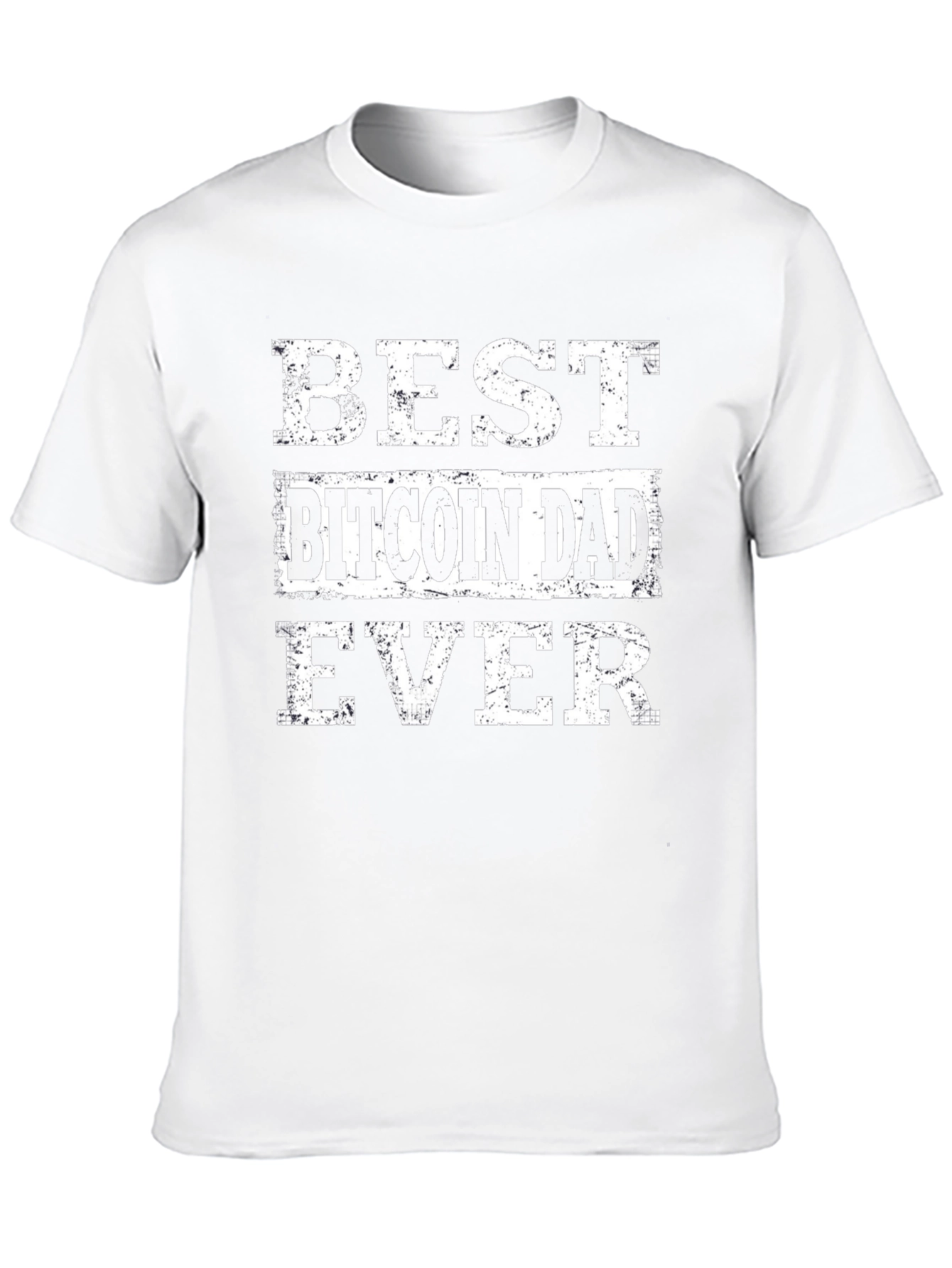 Best Bitcoin Dad Ever Black T-Shirt