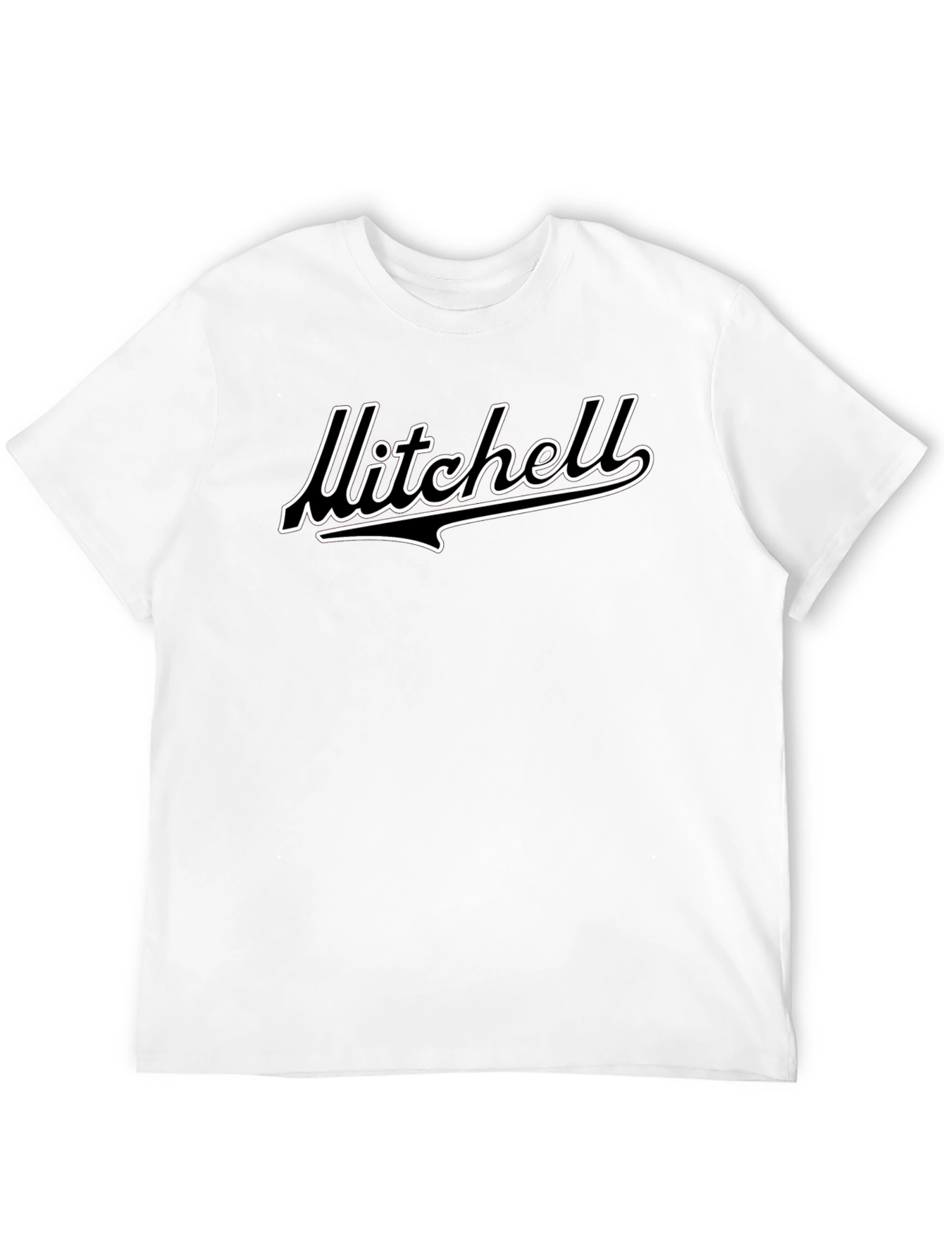 Mitchell Script Black Graphic Tee