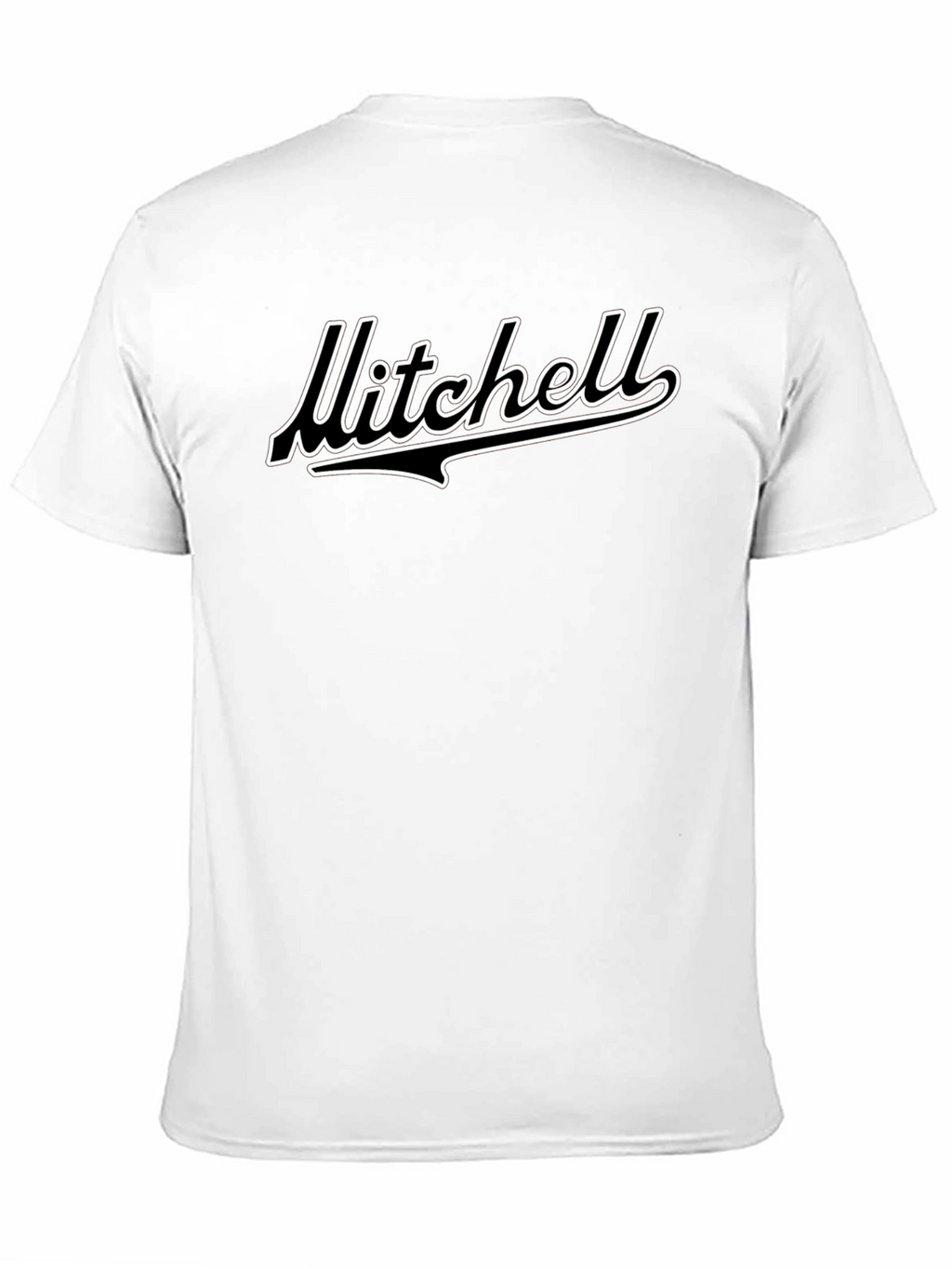 Mitchell Script Black Graphic Tee