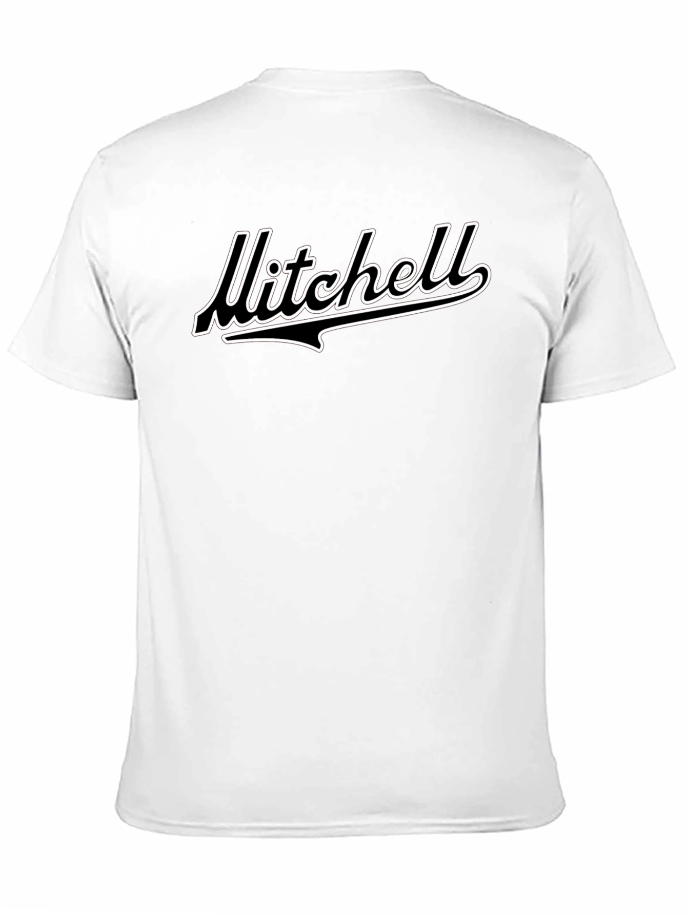 Mitchell Script Black Graphic Tee