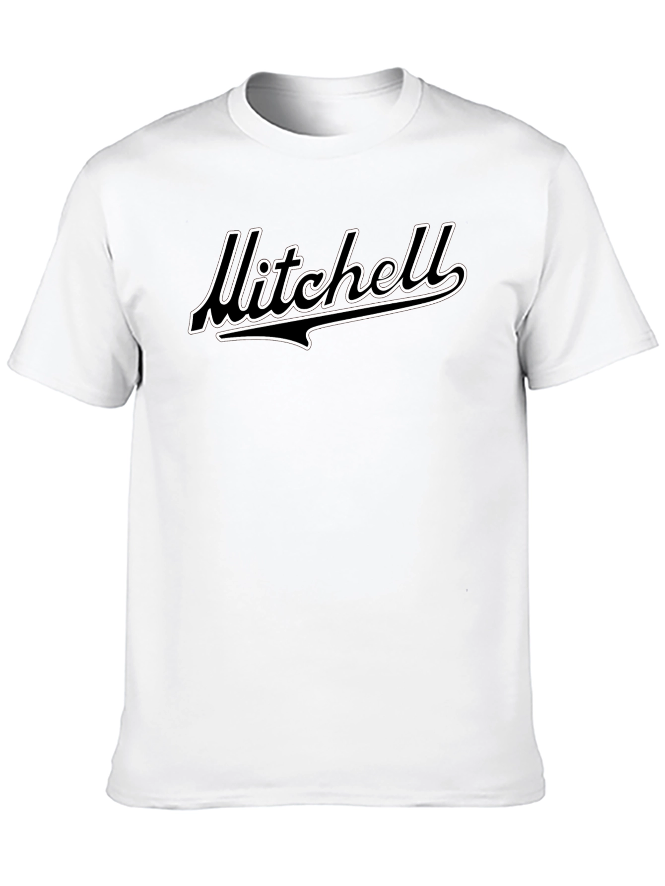 Mitchell Script Black Graphic Tee