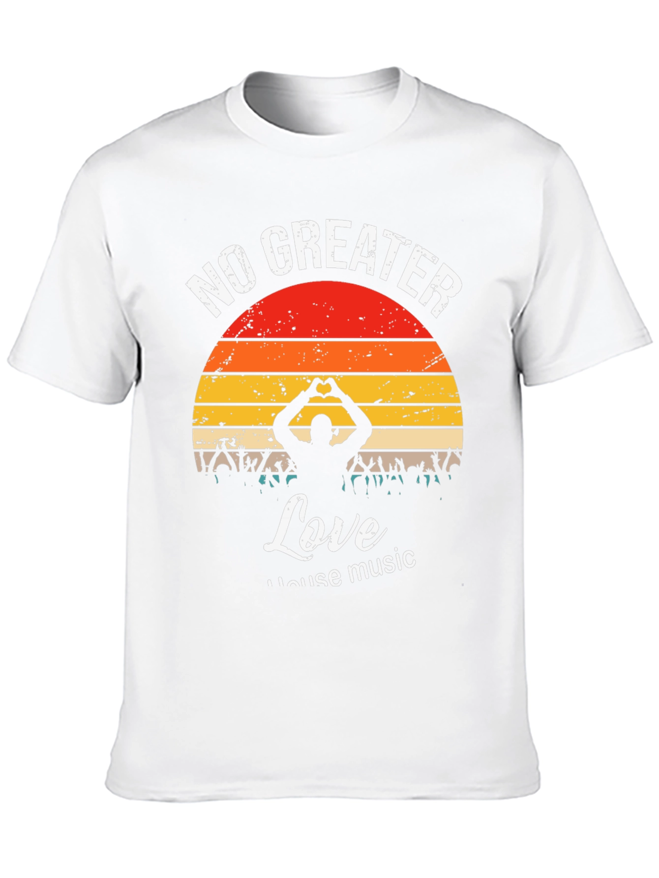 No Greater Love House Music Graphic T-Shirt