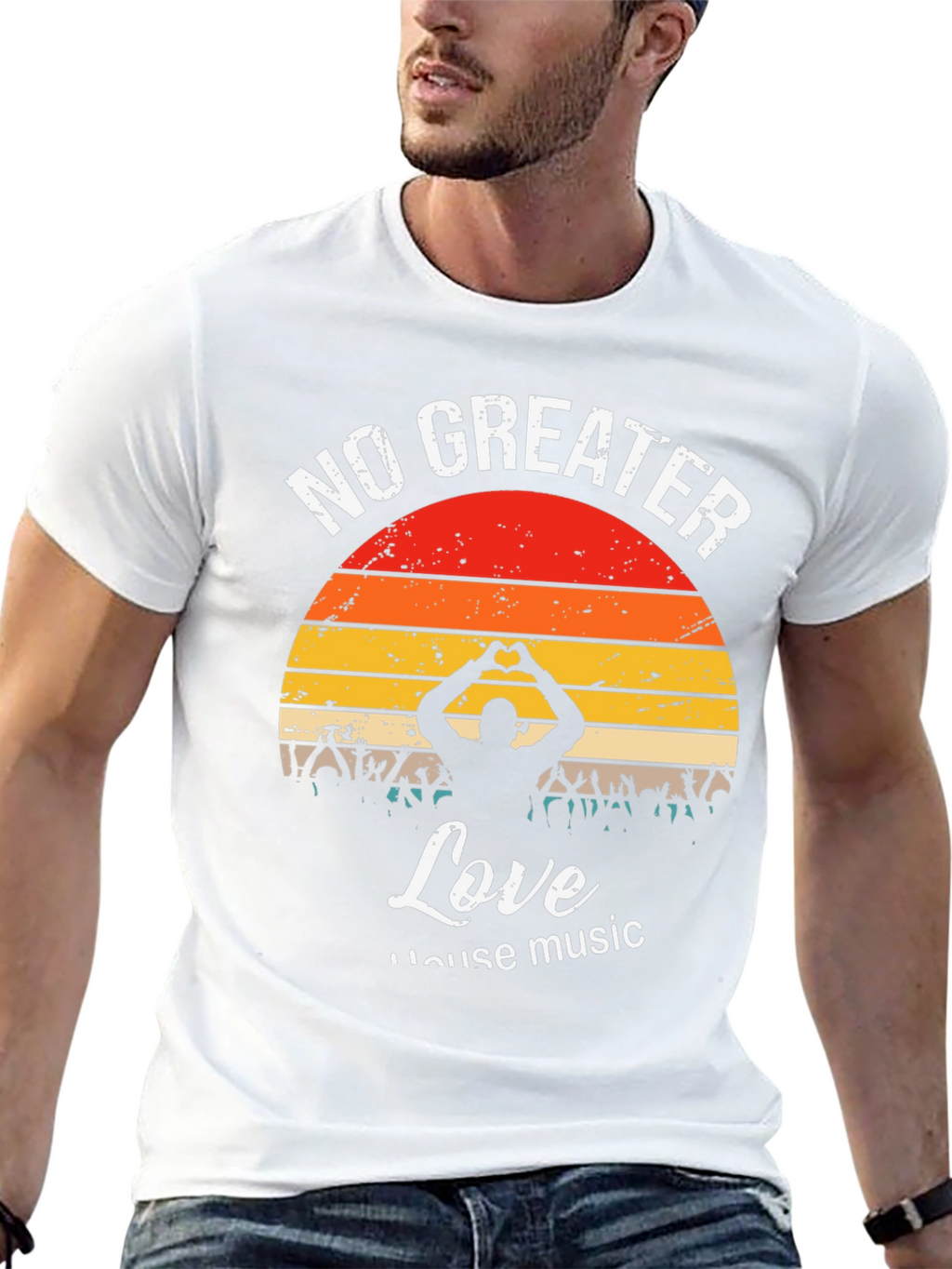 No Greater Love House Music Graphic T-Shirt