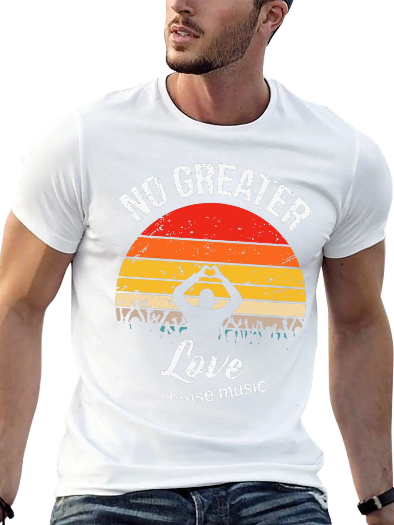No Greater Love House Music Graphic T-Shirt