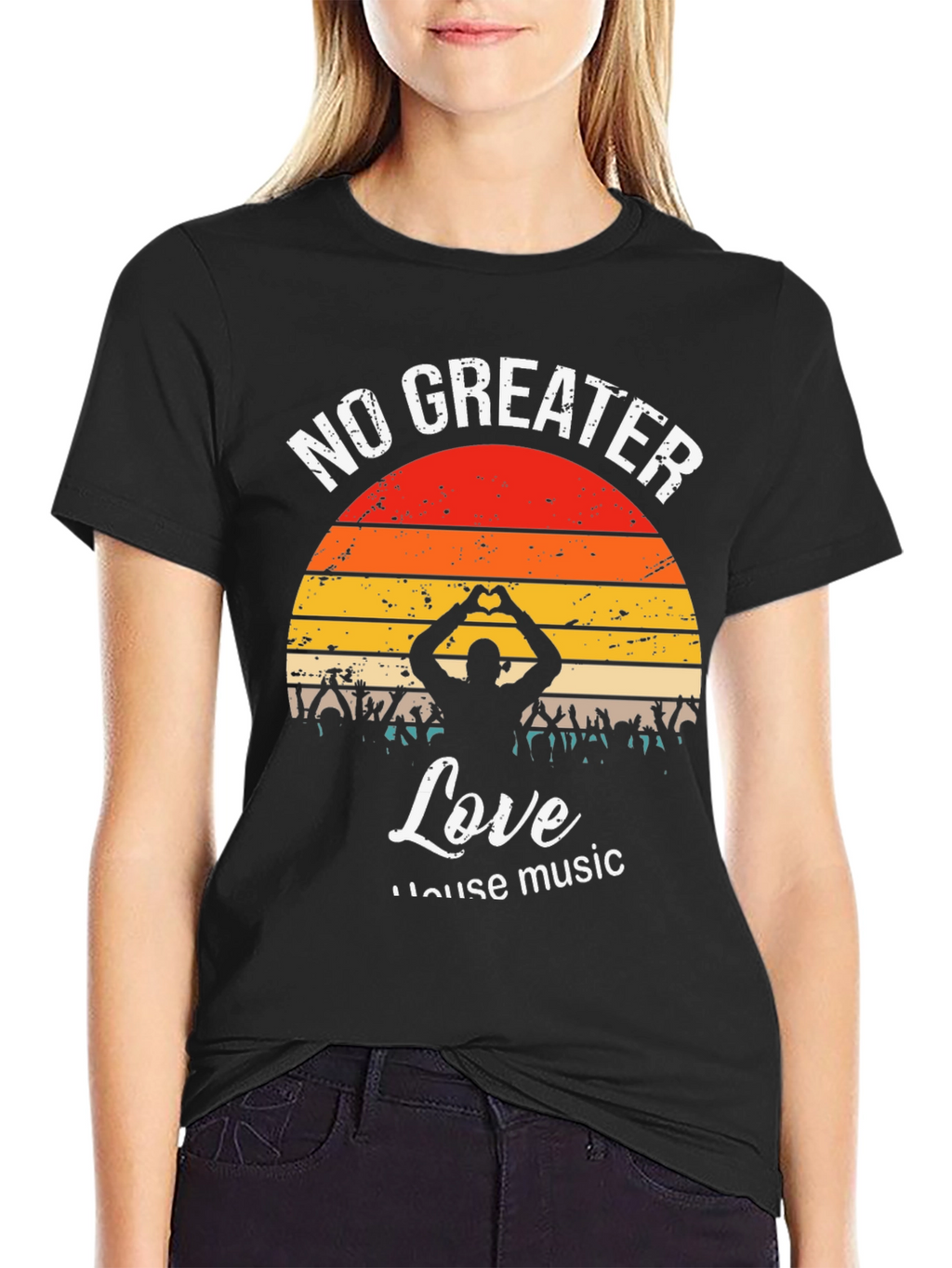 No Greater Love House Music Graphic T-Shirt