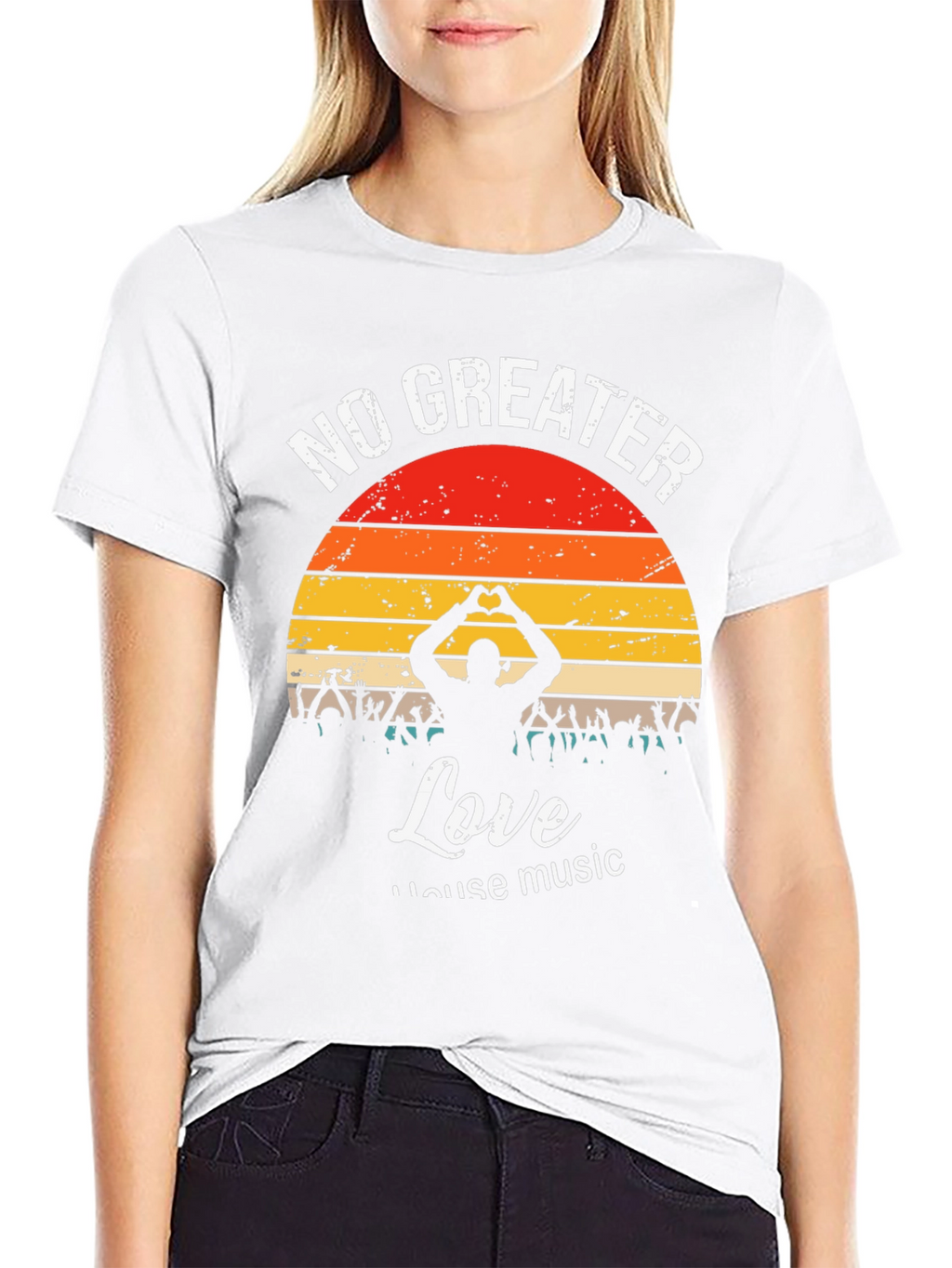 No Greater Love House Music Graphic T-Shirt