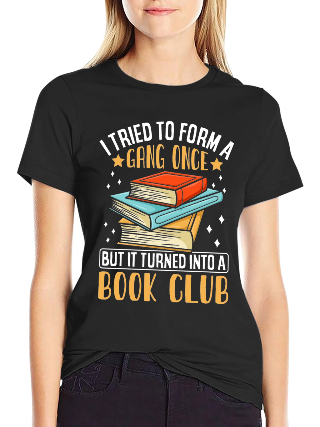 Funny Book Club T-Shirt Gang Turned Book Club Tee