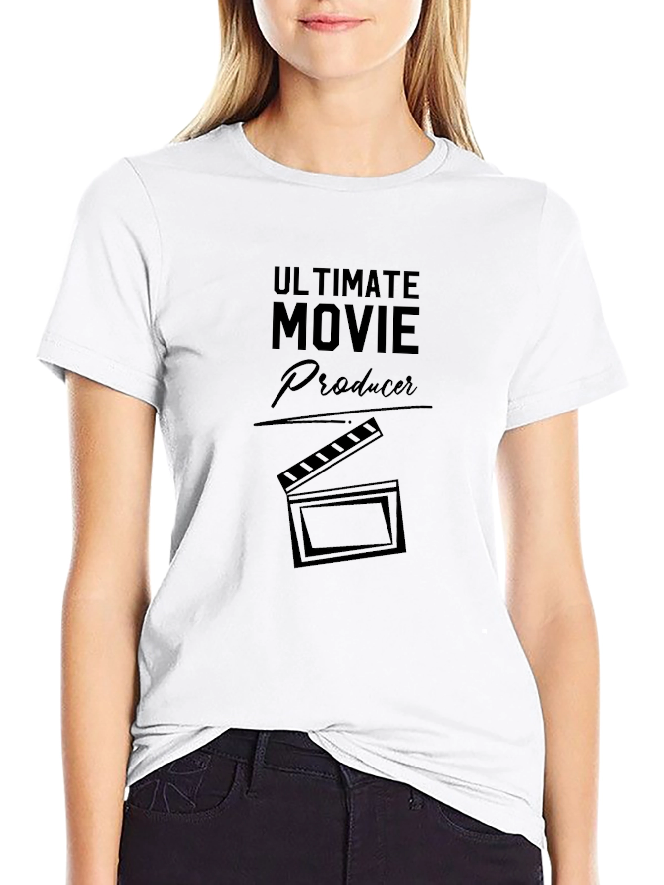 Ultimate Movie Producer Black Graphic T-Shirt