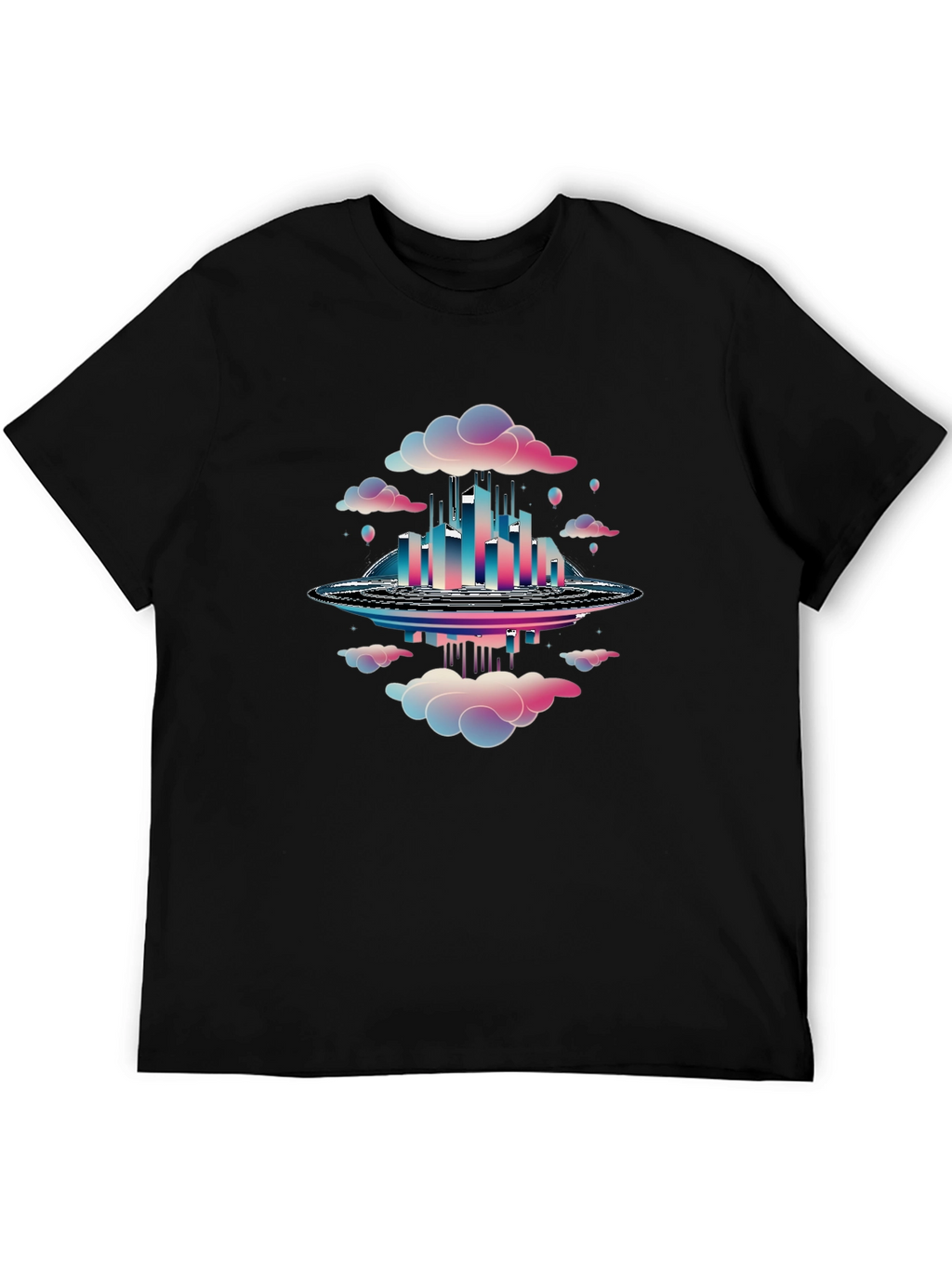 Cloud City Graphic Tee - Black